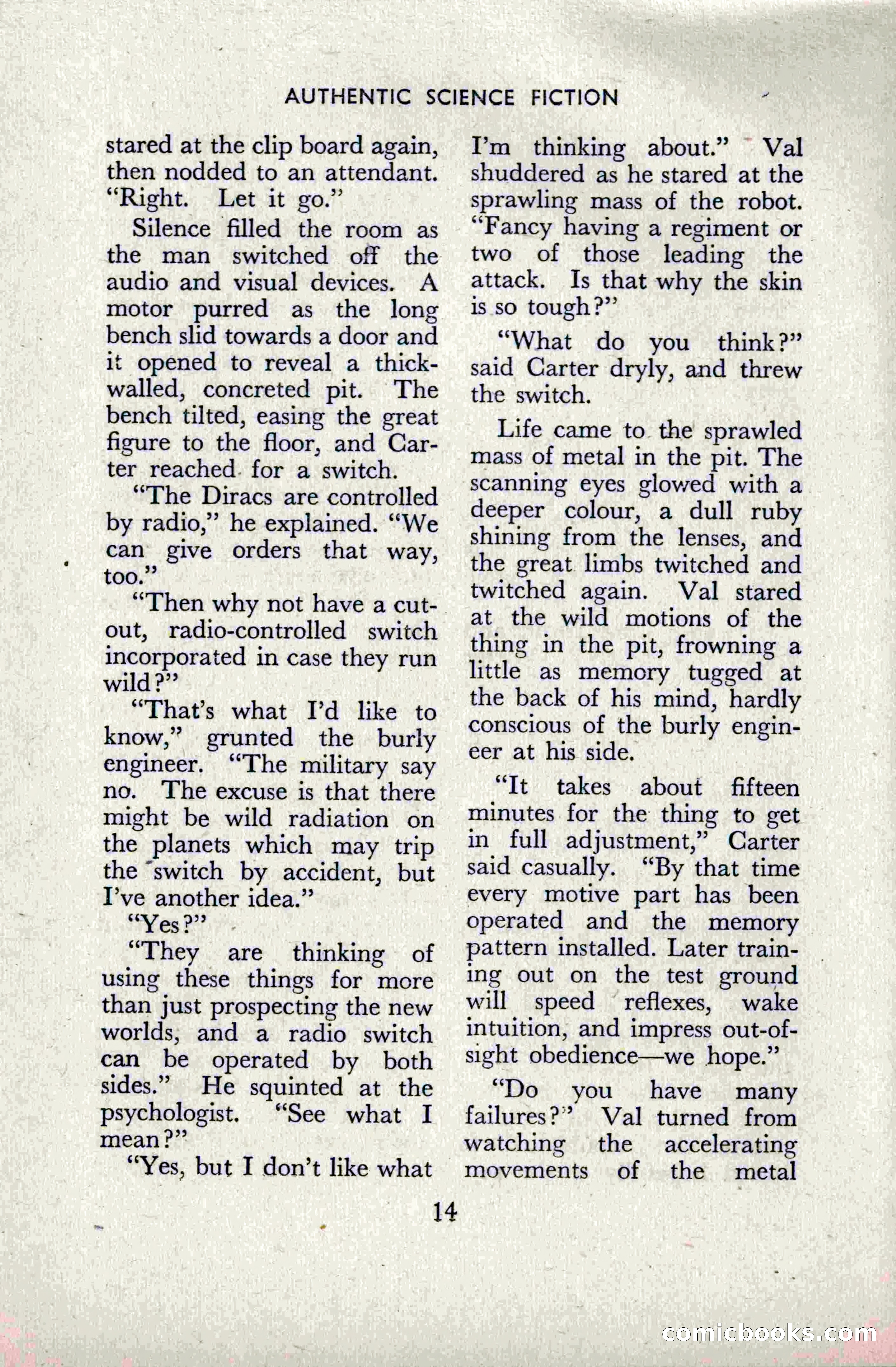 Authentic Science Fiction Monthly, No. 49 — page 16 of 148