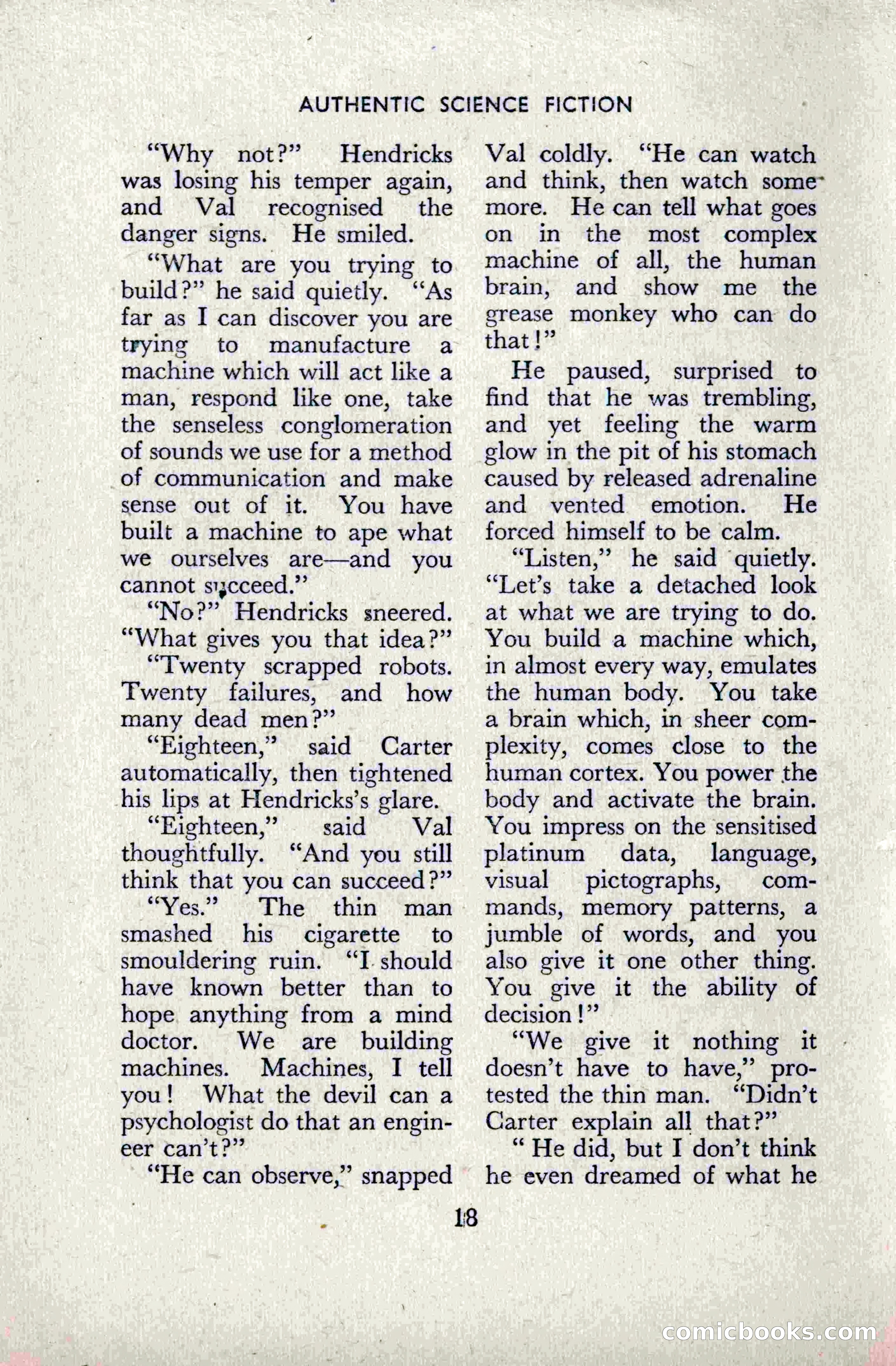 Authentic Science Fiction Monthly, No. 49 — page 20 of 148