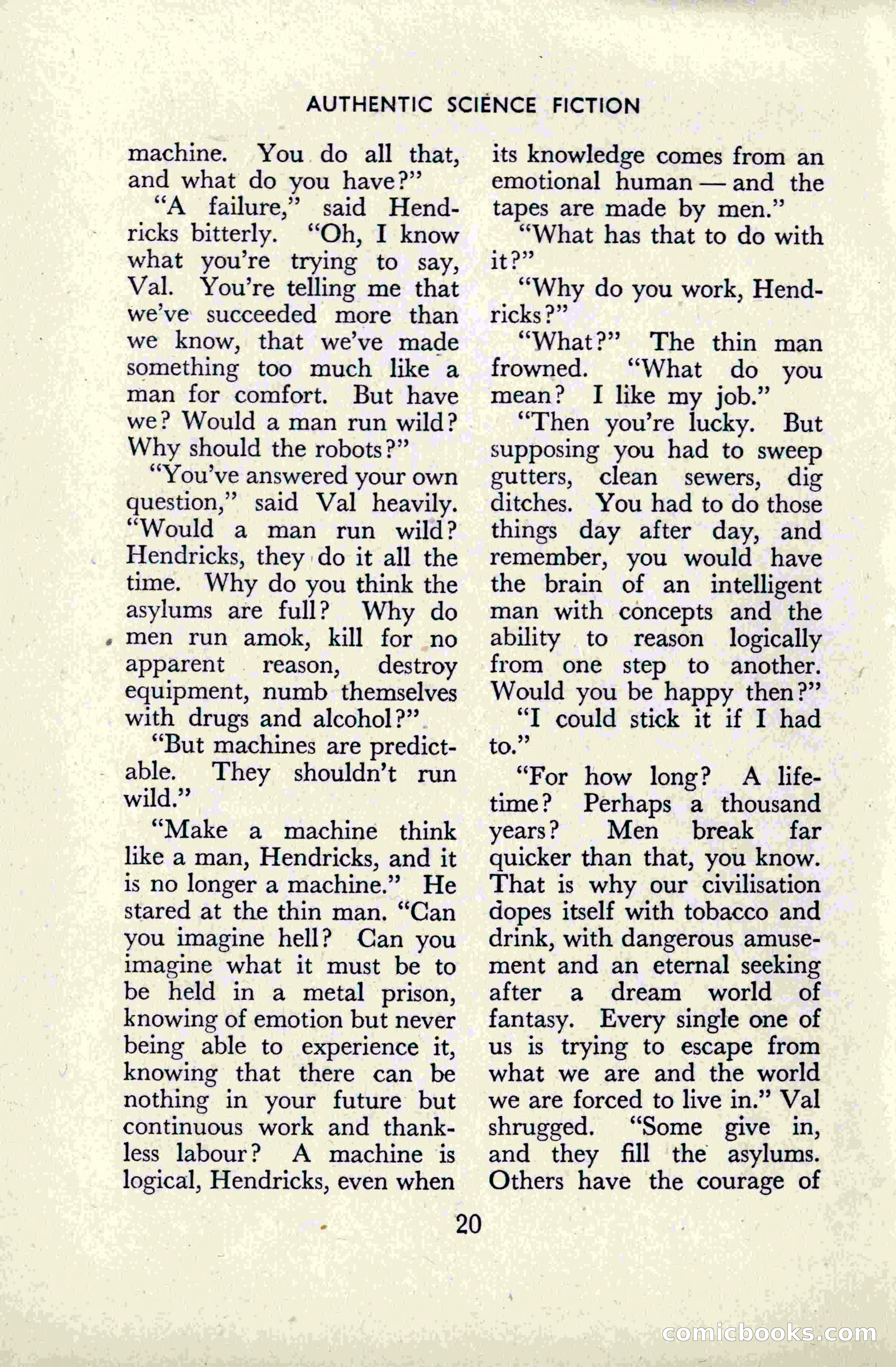 Authentic Science Fiction Monthly, No. 49 — page 22 of 148