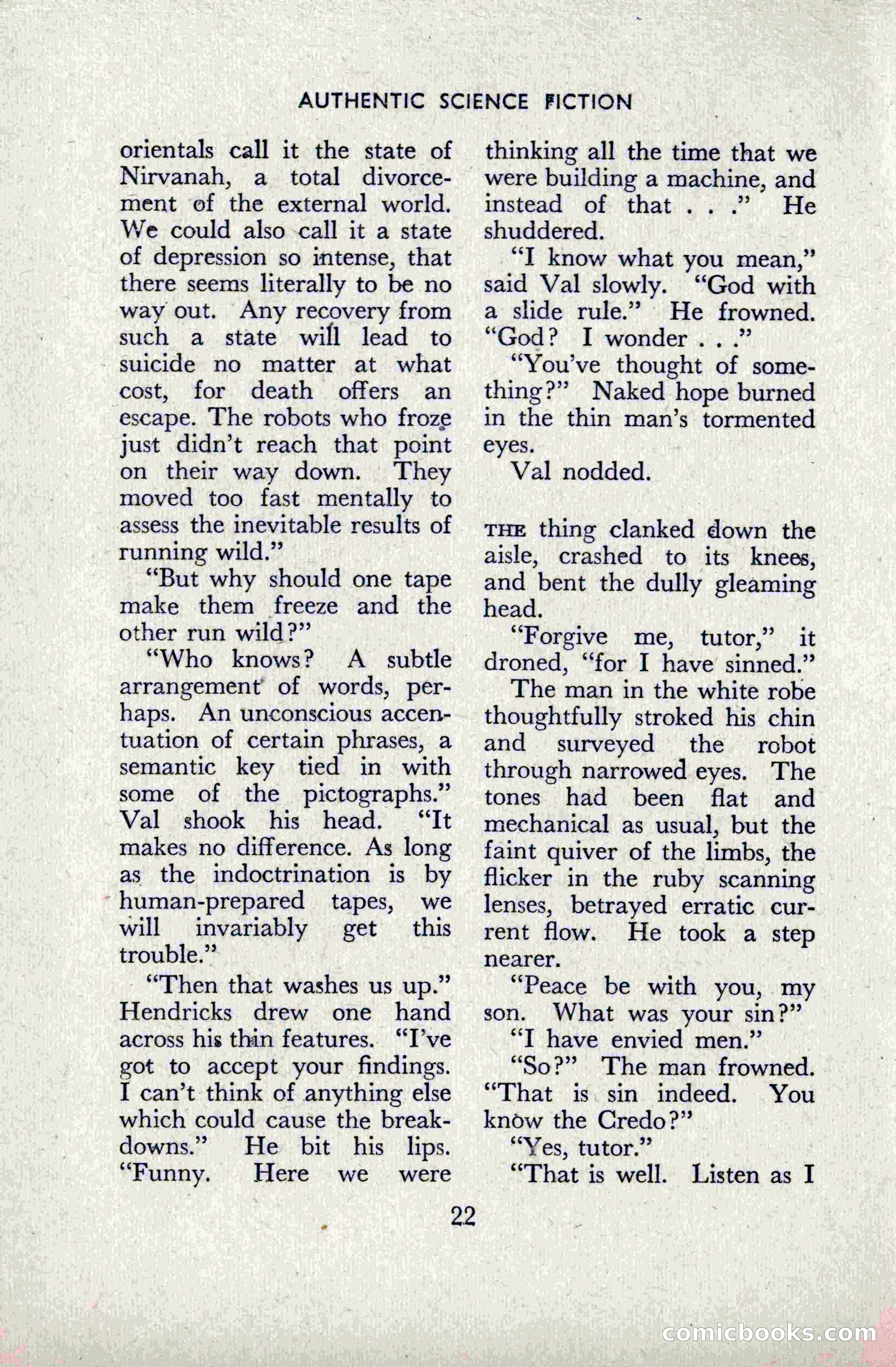 Authentic Science Fiction Monthly, No. 49 — page 24 of 148