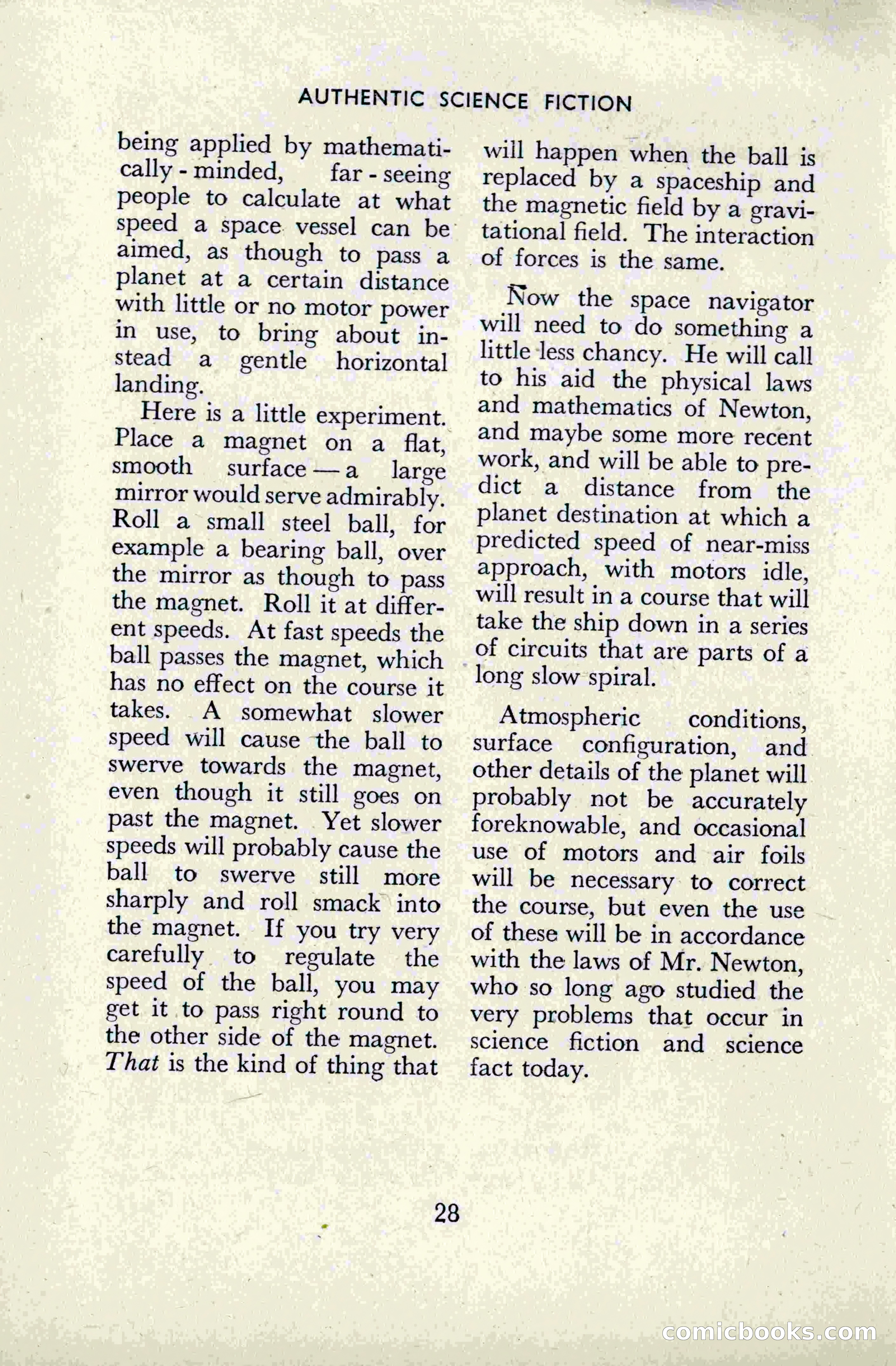 Authentic Science Fiction Monthly, No. 49 — page 30 of 148
