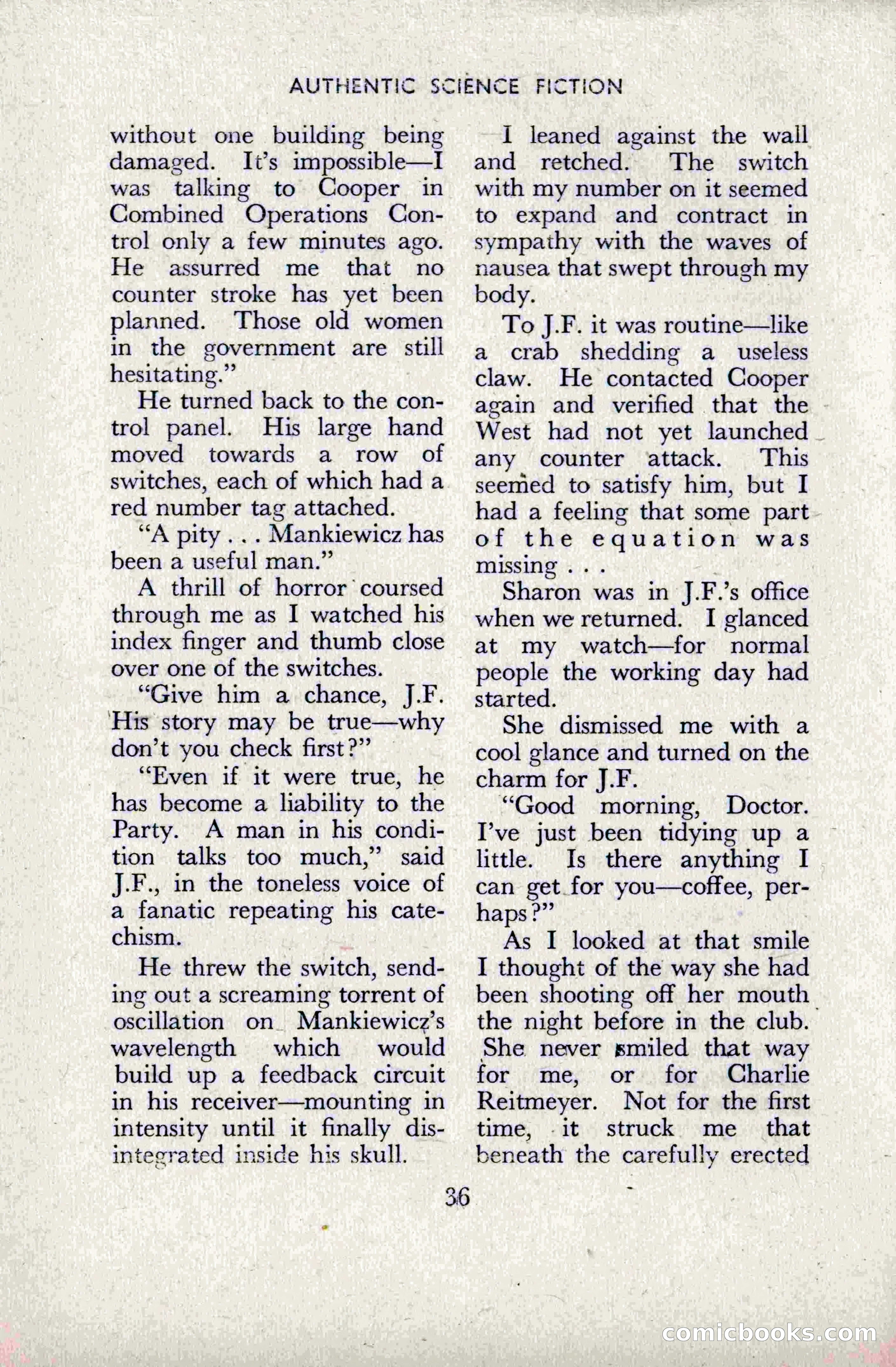 Authentic Science Fiction Monthly, No. 49 — page 38 of 148