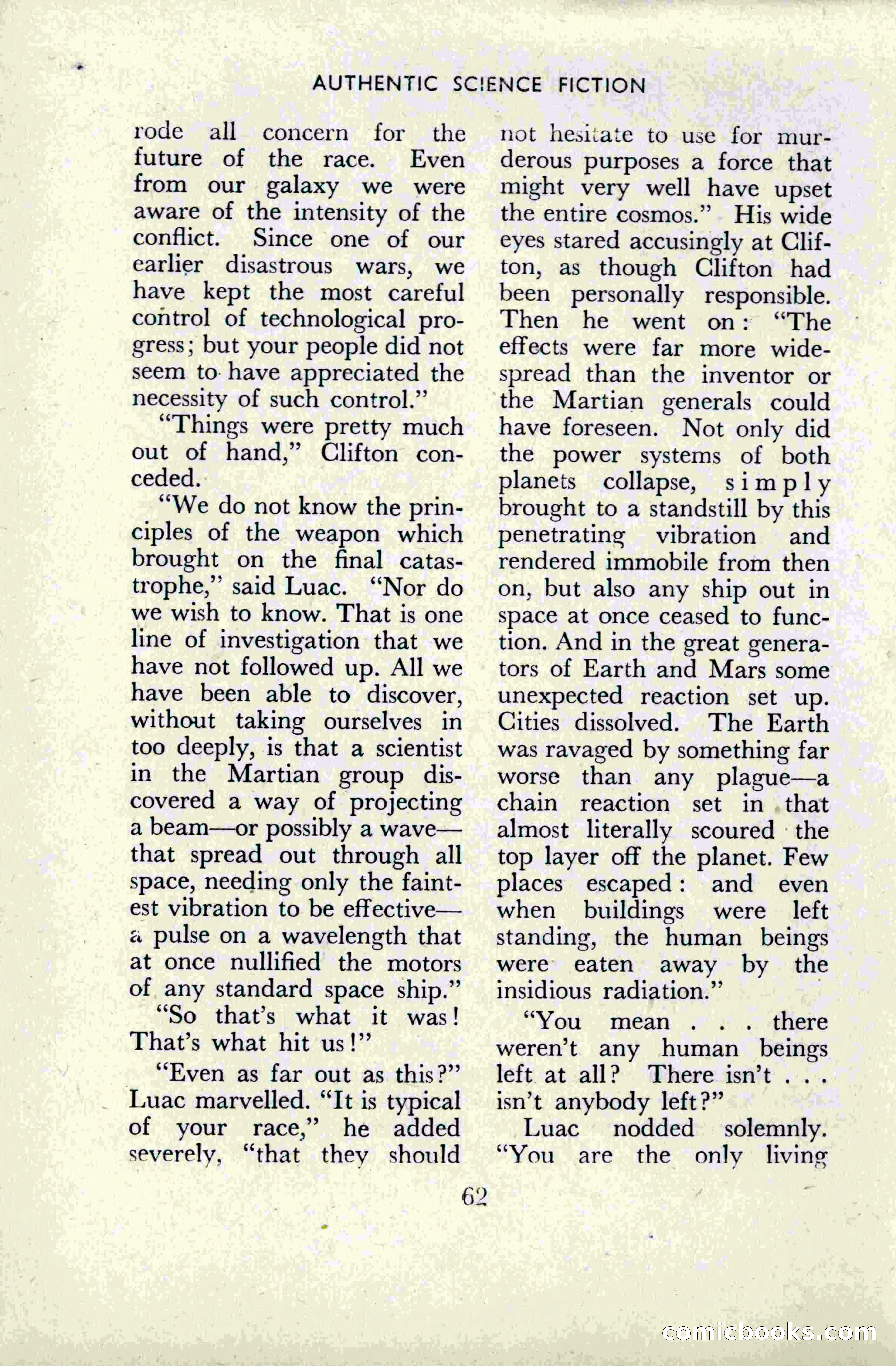 Authentic Science Fiction Monthly, No. 49 — page 64 of 148