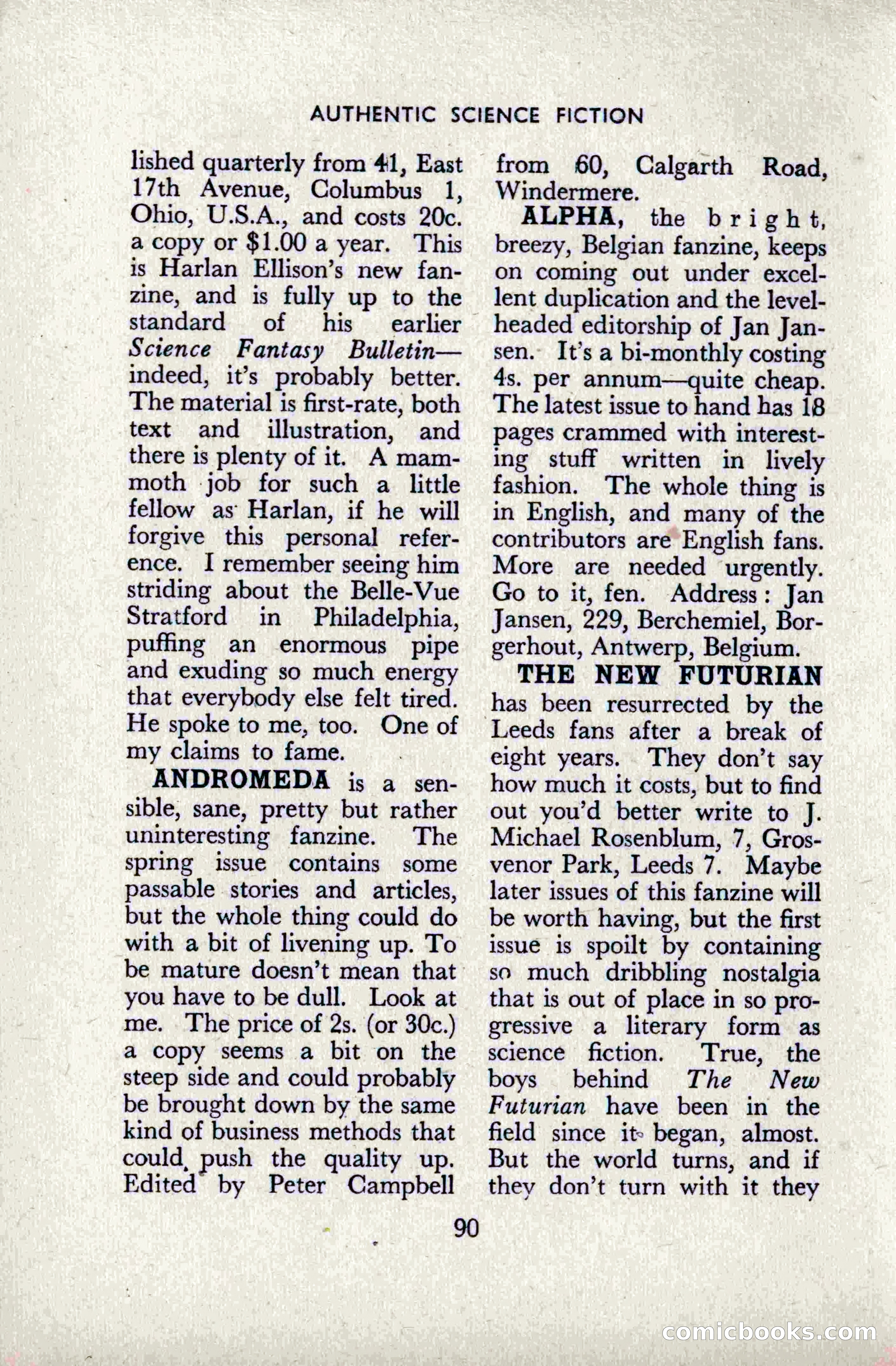 Authentic Science Fiction Monthly, No. 49 — page 92 of 148