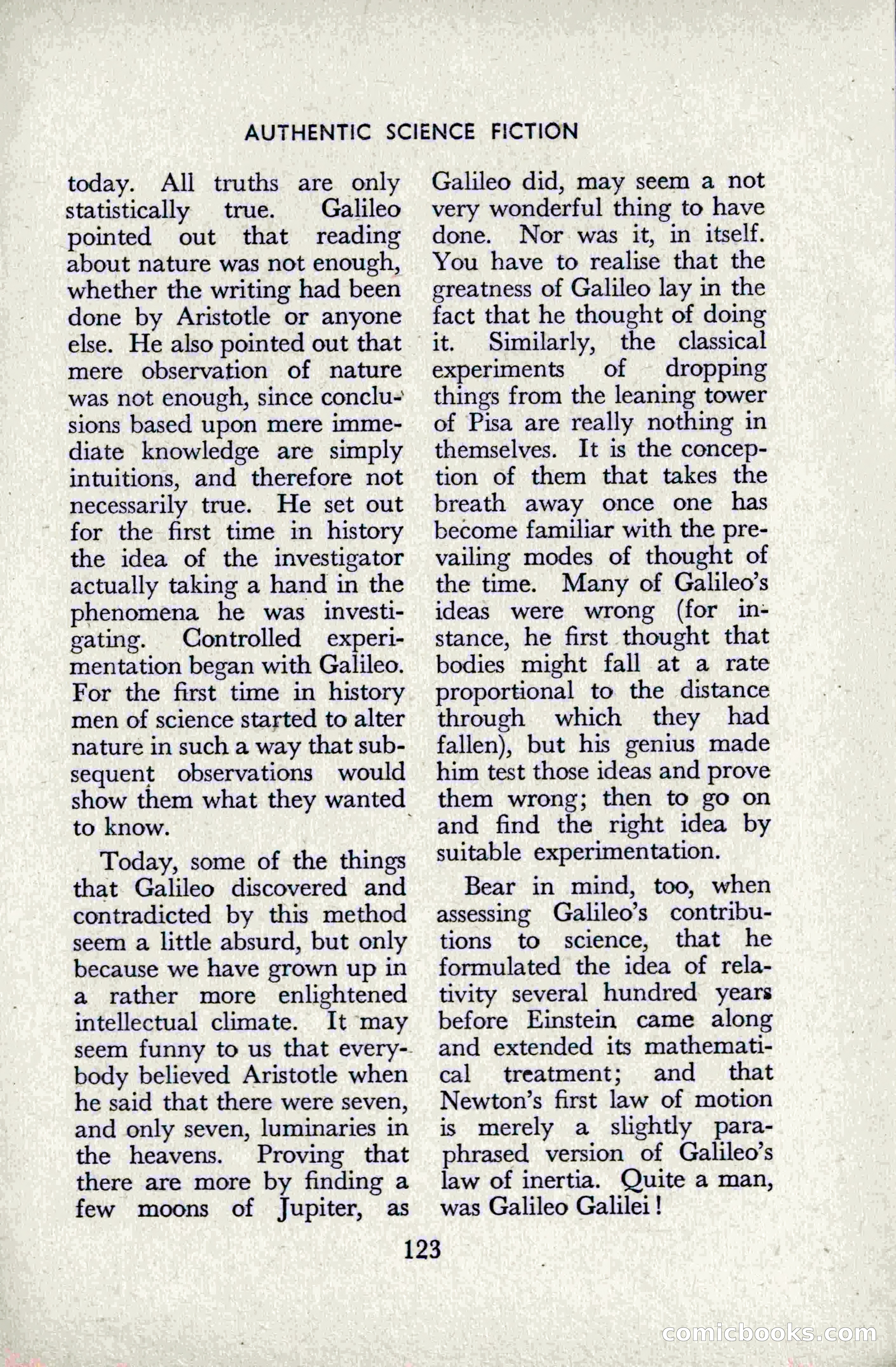 Authentic Science Fiction Monthly, No. 49 — page 125 of 148