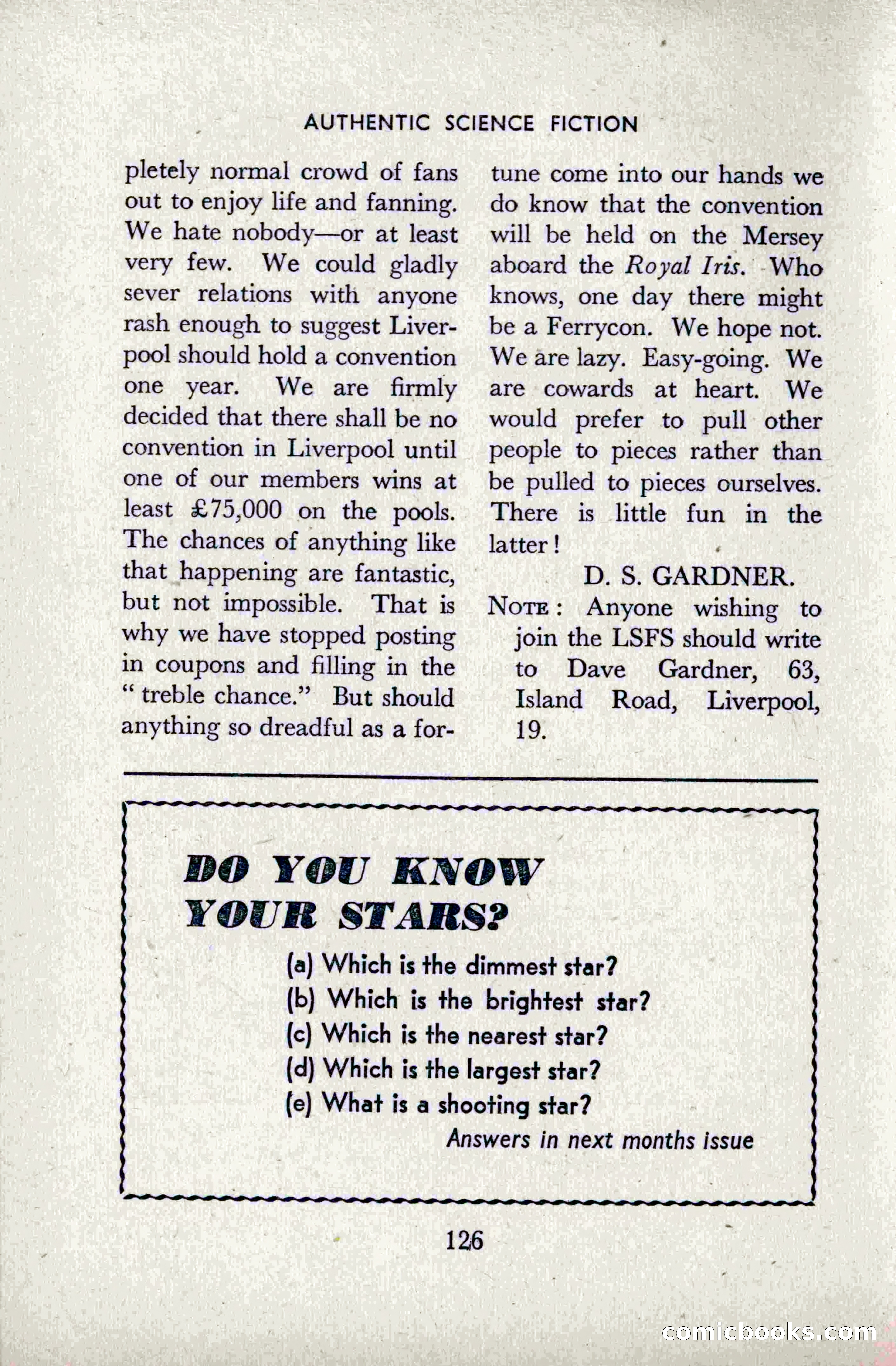 Authentic Science Fiction Monthly, No. 49 — page 128 of 148
