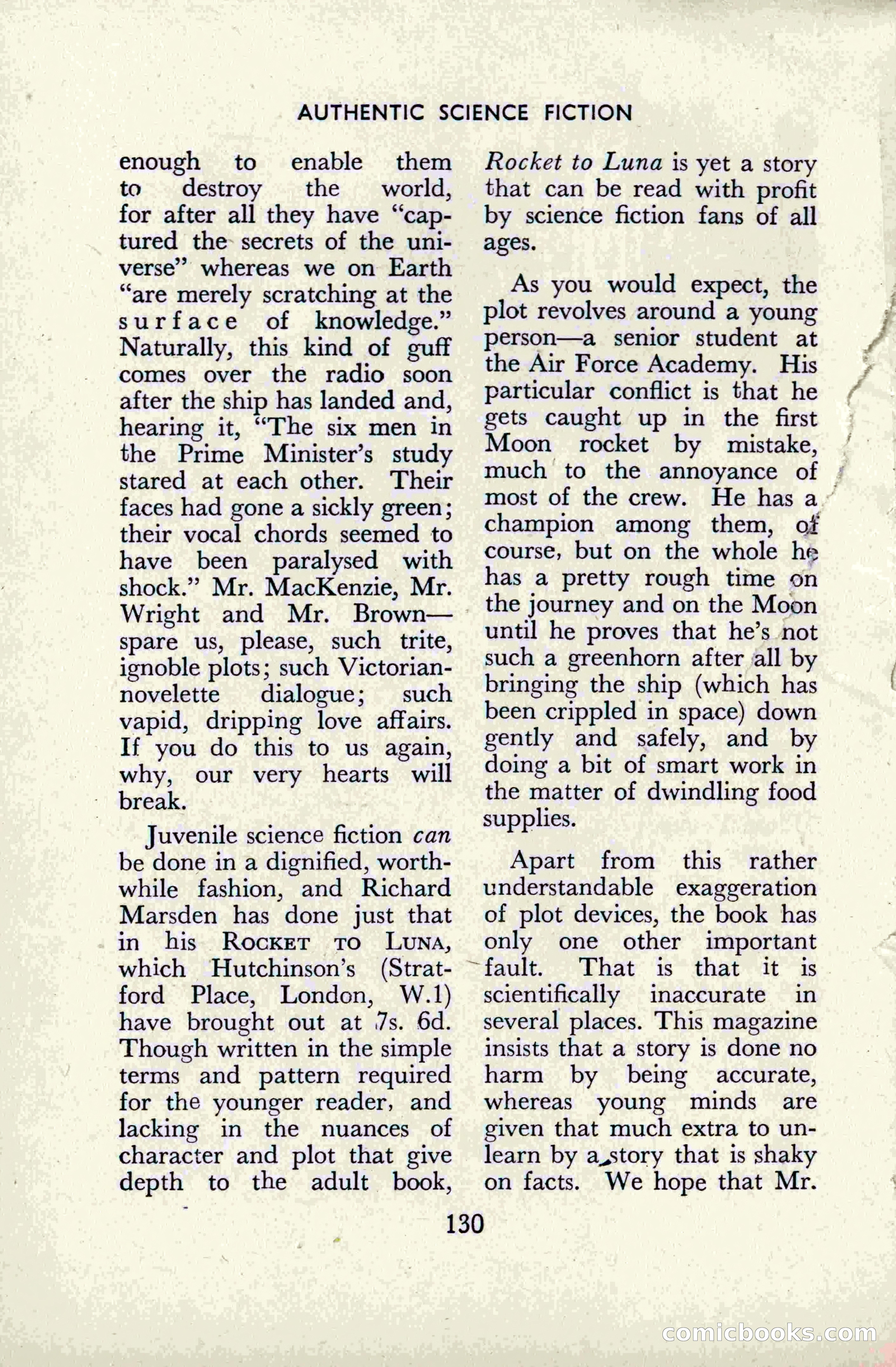 Authentic Science Fiction Monthly, No. 49 — page 132 of 148