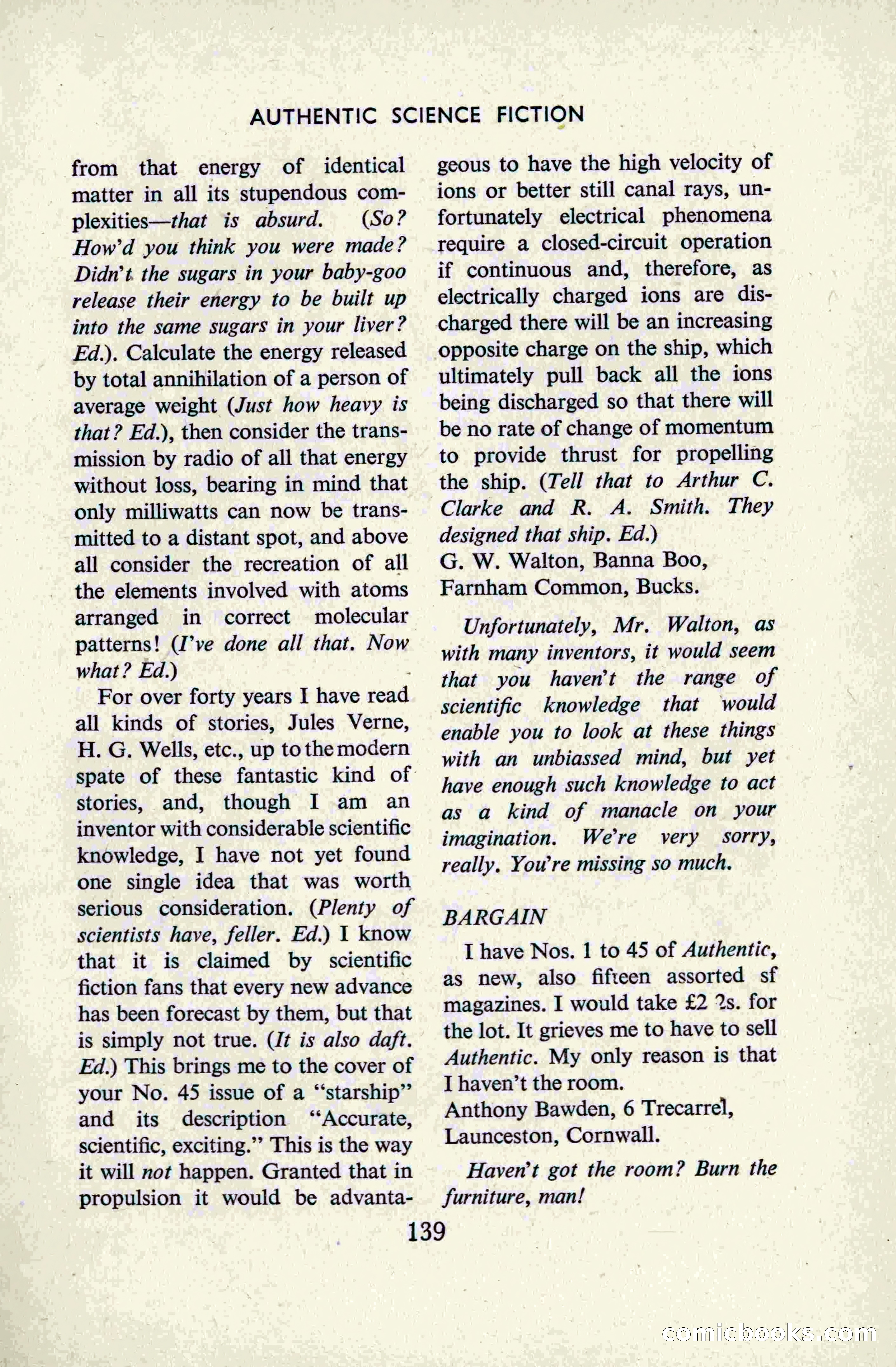 Authentic Science Fiction Monthly, No. 49 — page 141 of 148