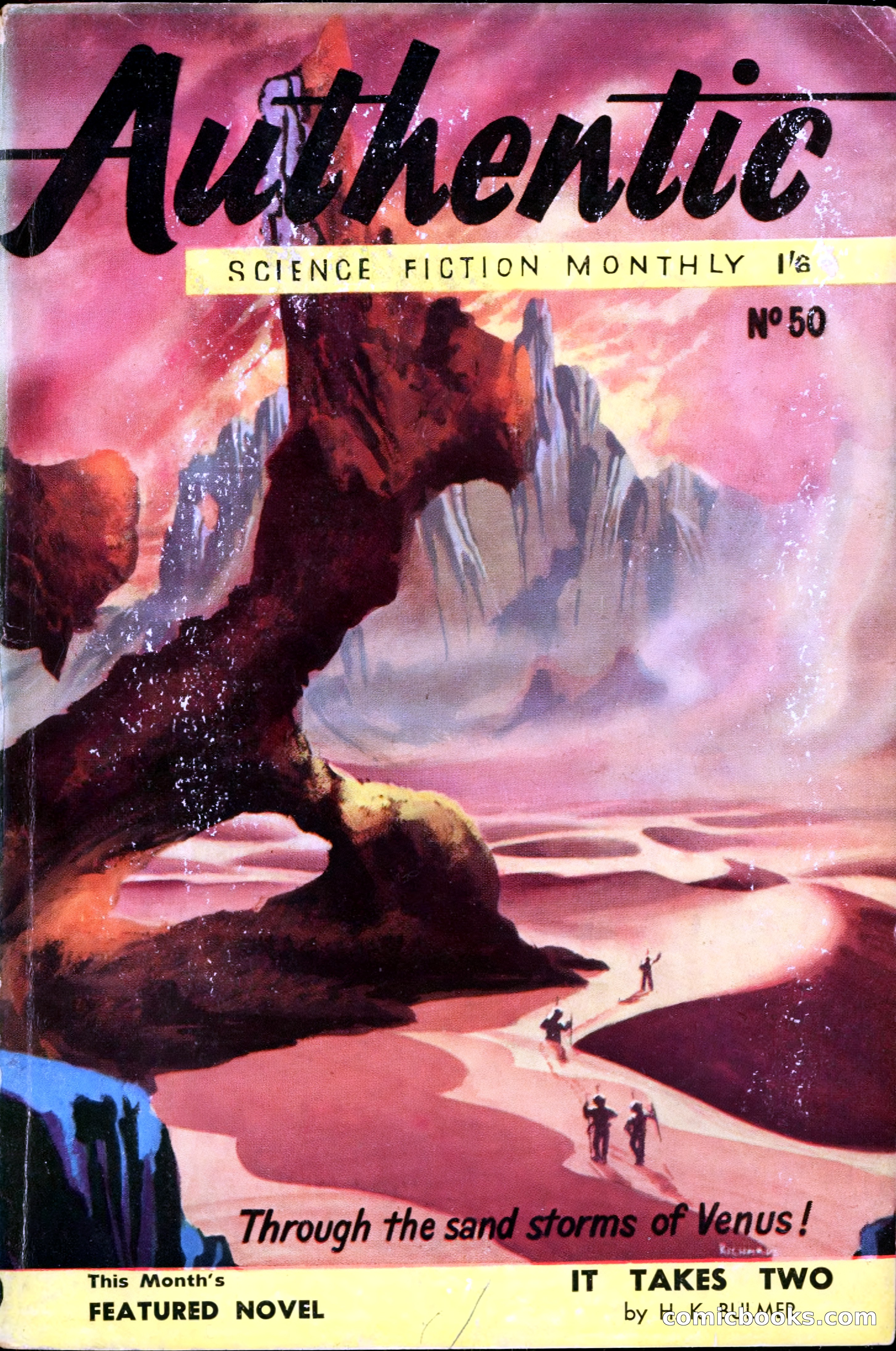 Authentic Science Fiction Monthly No. 50