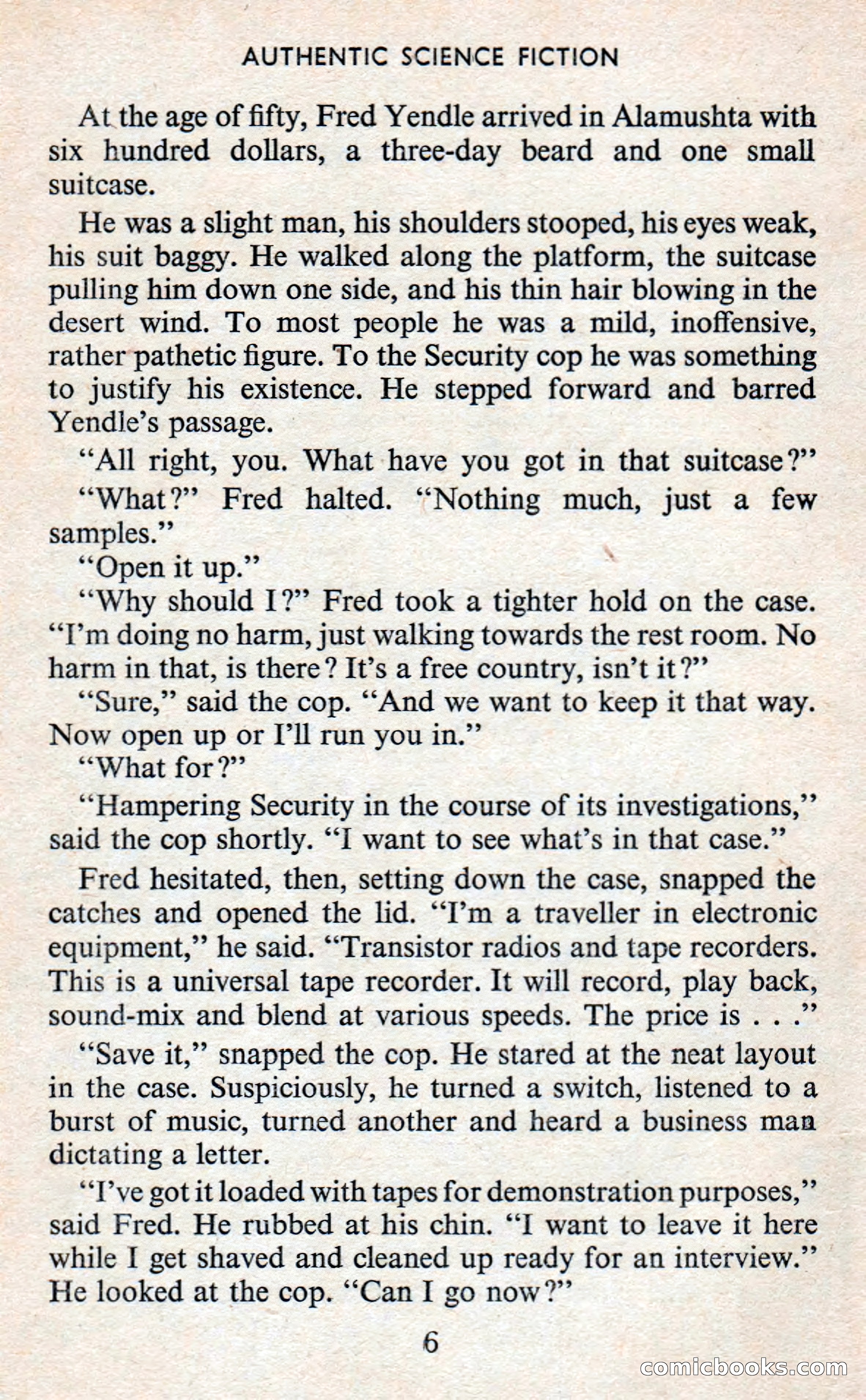 Authentic Science Fiction Monthly, No. 74 — page 7 of 163