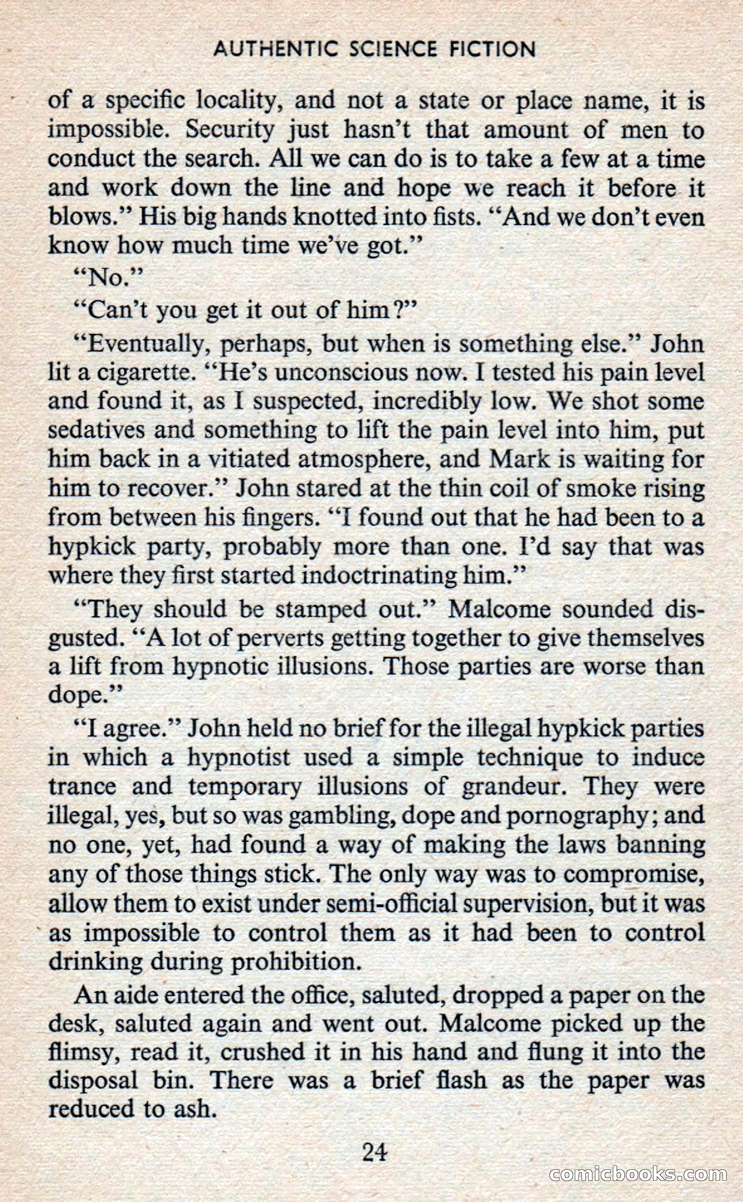 Authentic Science Fiction Monthly, No. 74 — page 25 of 163