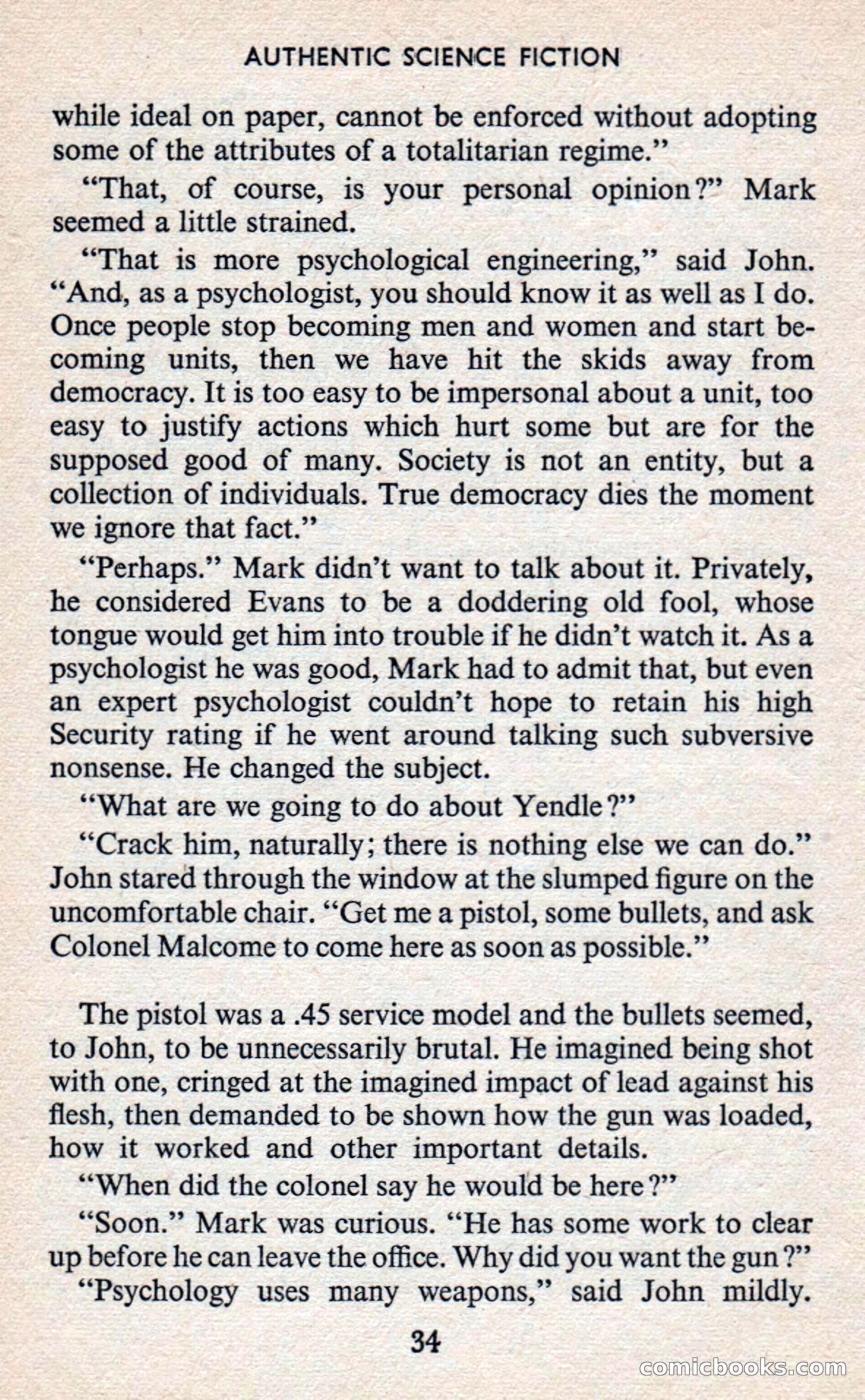 Authentic Science Fiction Monthly, No. 74 — page 35 of 163