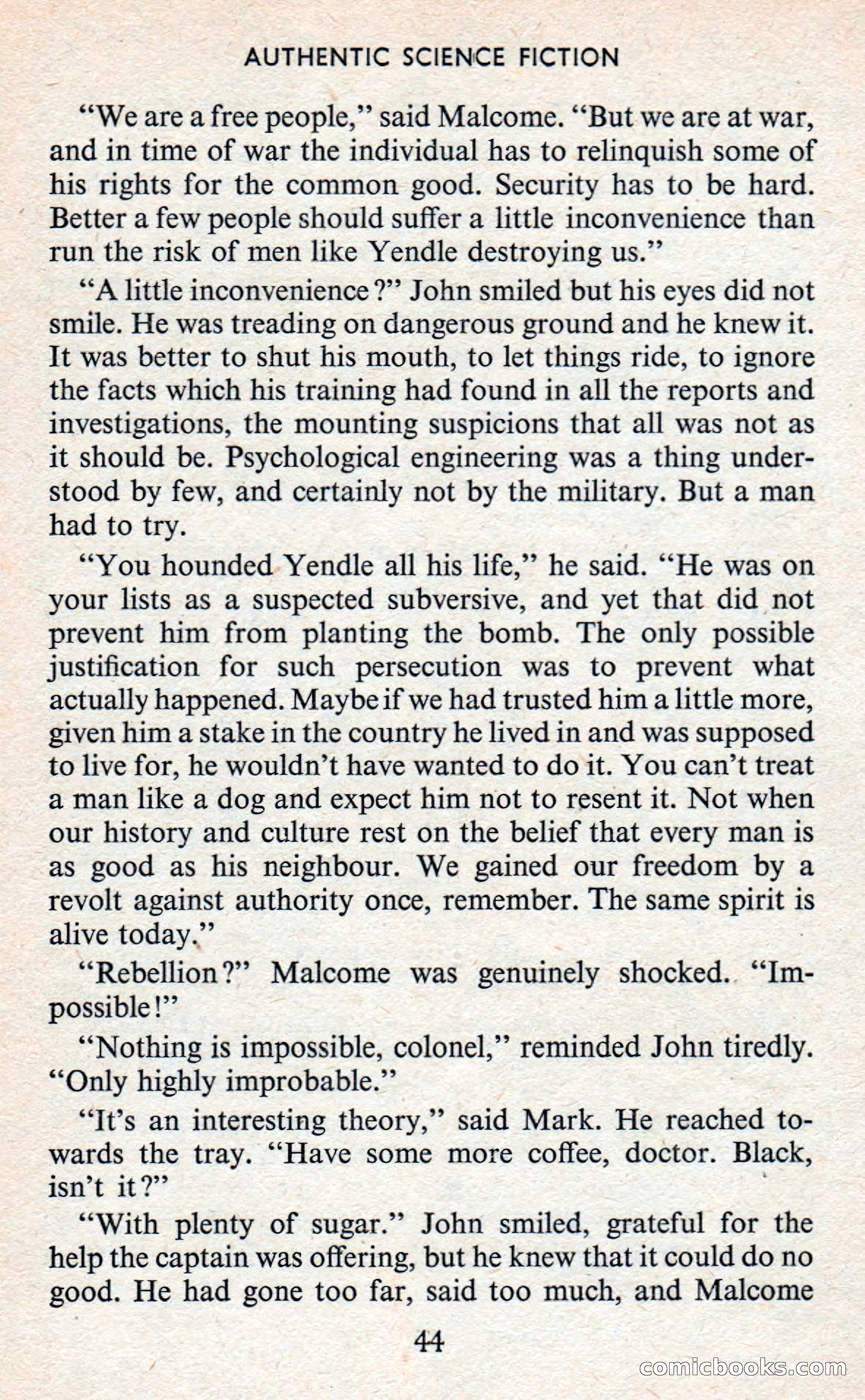 Authentic Science Fiction Monthly, No. 74 — page 45 of 163