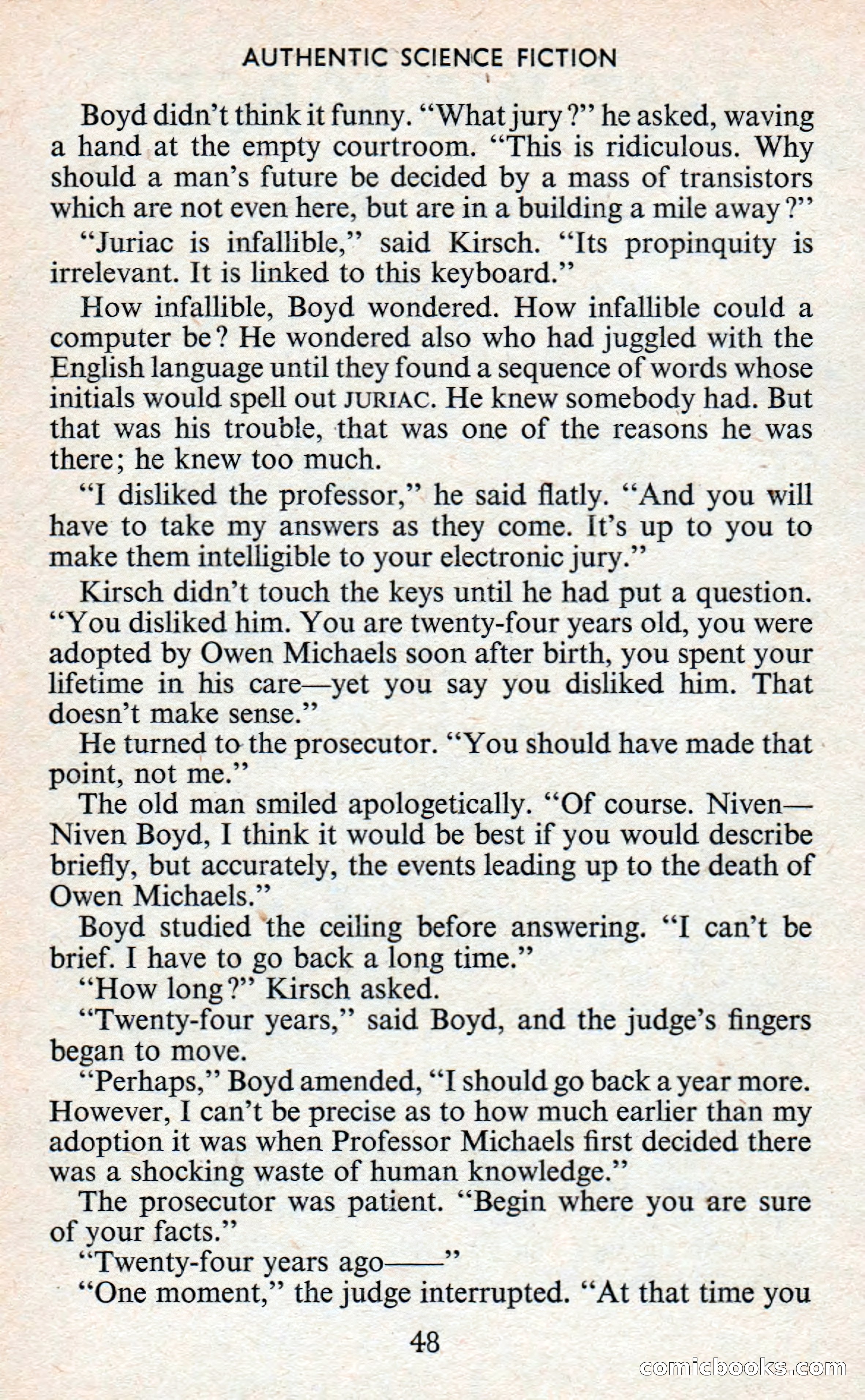 Authentic Science Fiction Monthly, No. 74 — page 49 of 163