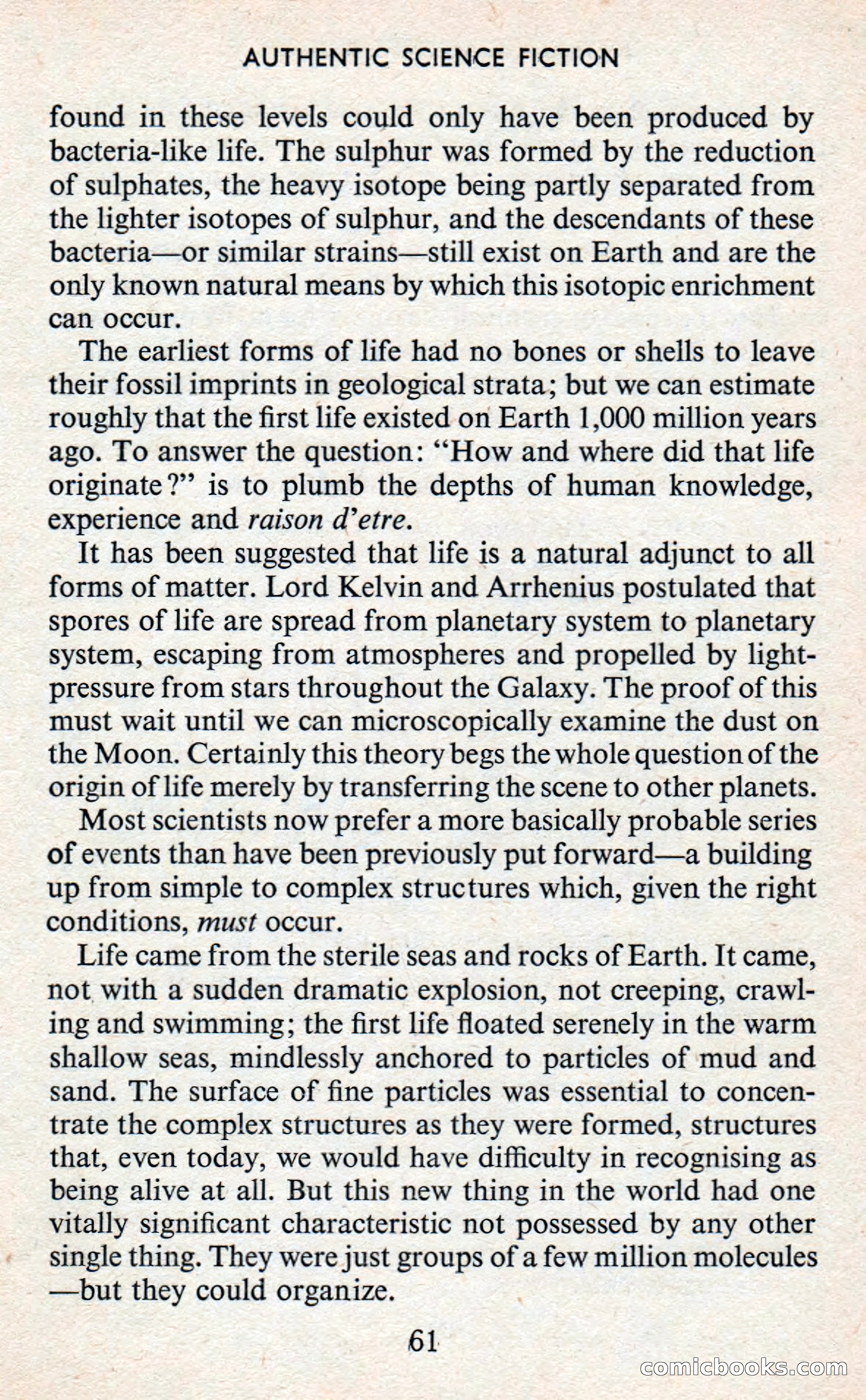 Authentic Science Fiction Monthly, No. 74 — page 62 of 163