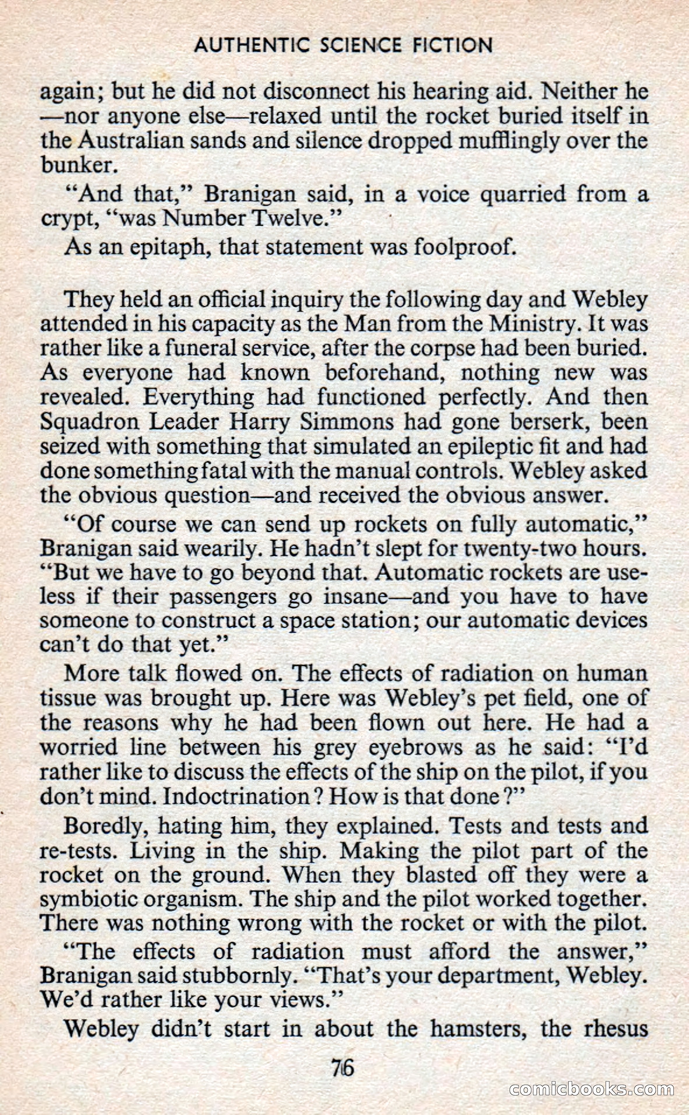 Authentic Science Fiction Monthly, No. 74 — page 77 of 163