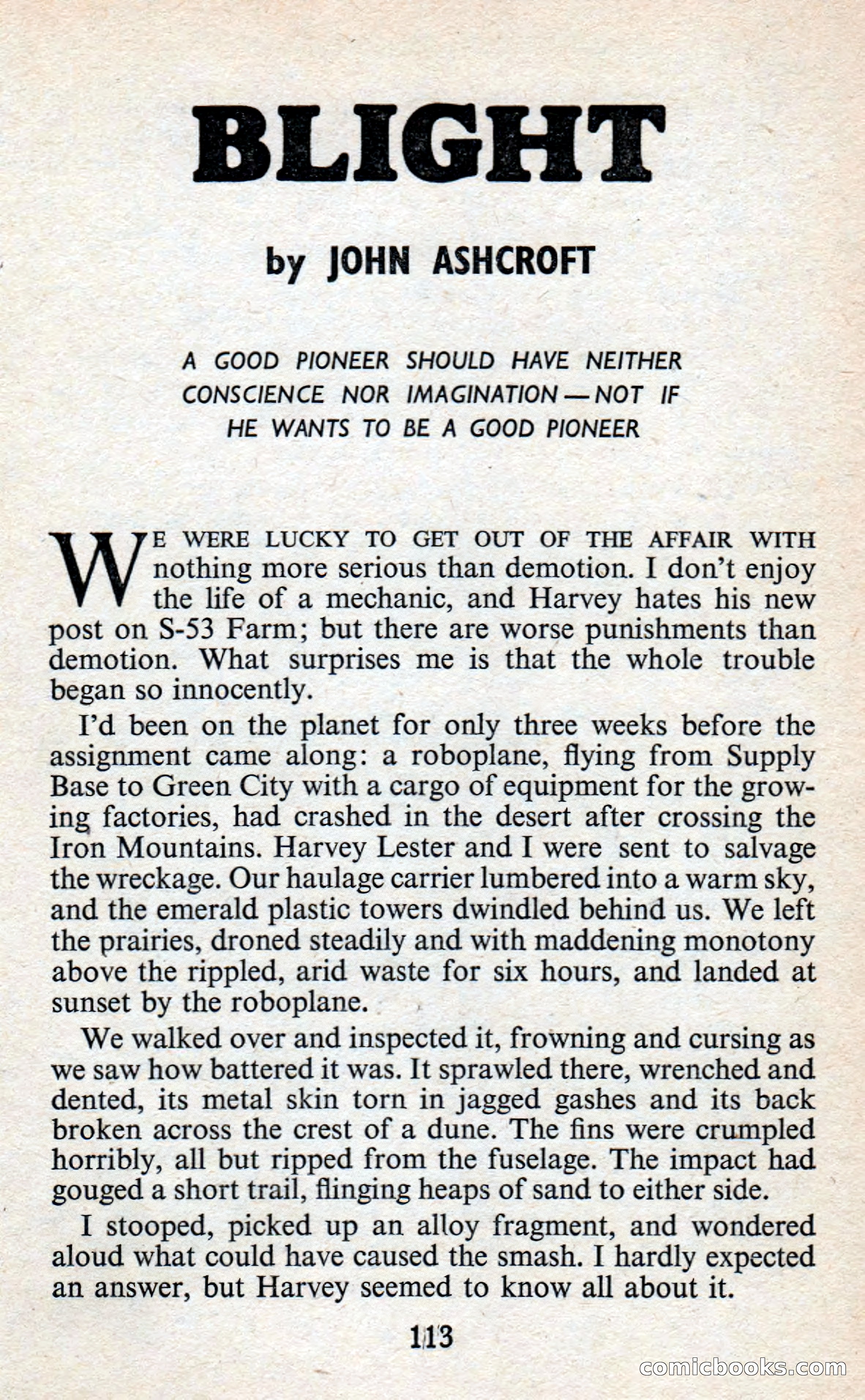 Authentic Science Fiction Monthly, No. 74 — page 114 of 163