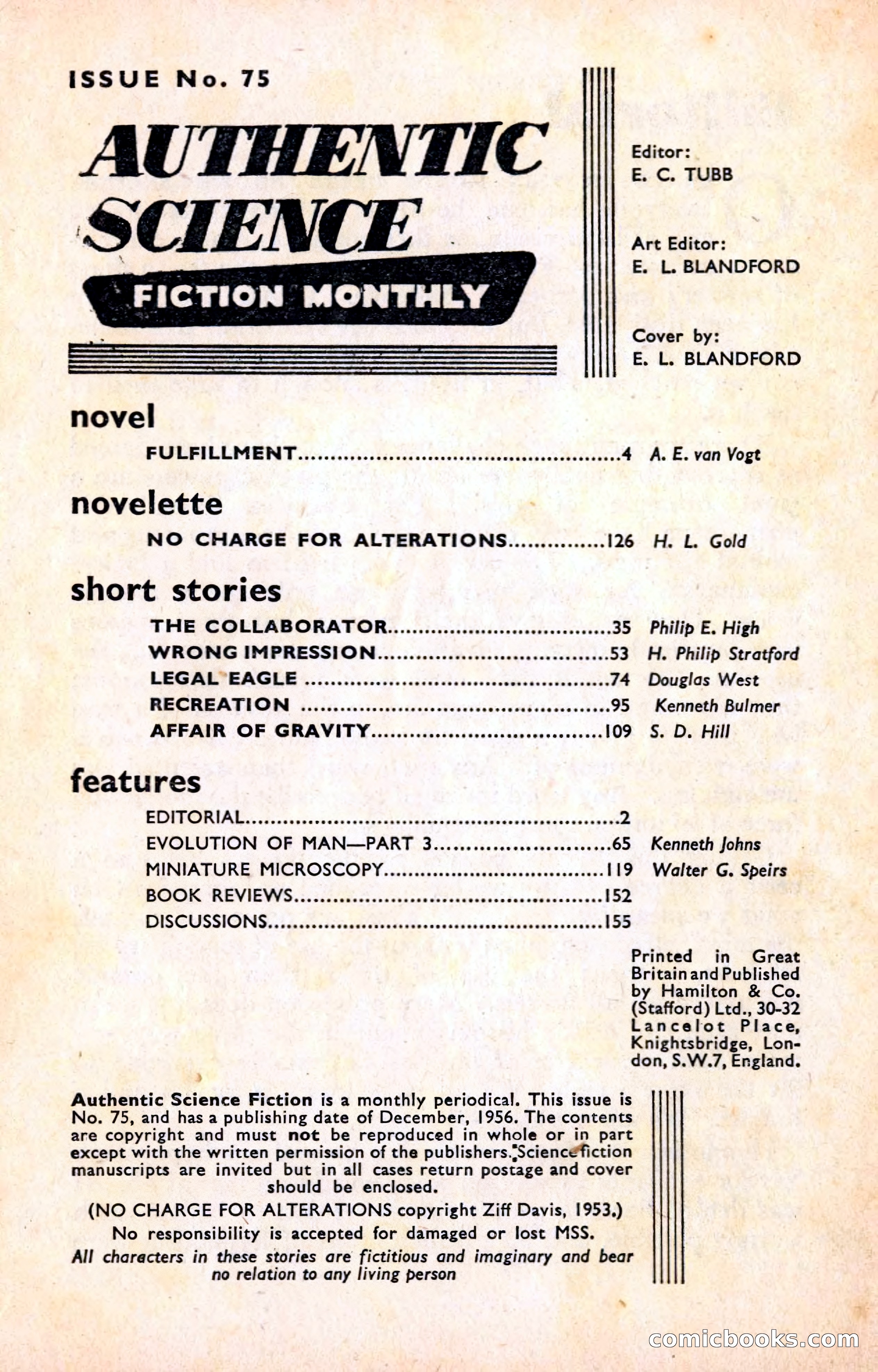 Authentic Science Fiction Monthly No. 75 — page 2 of 162
