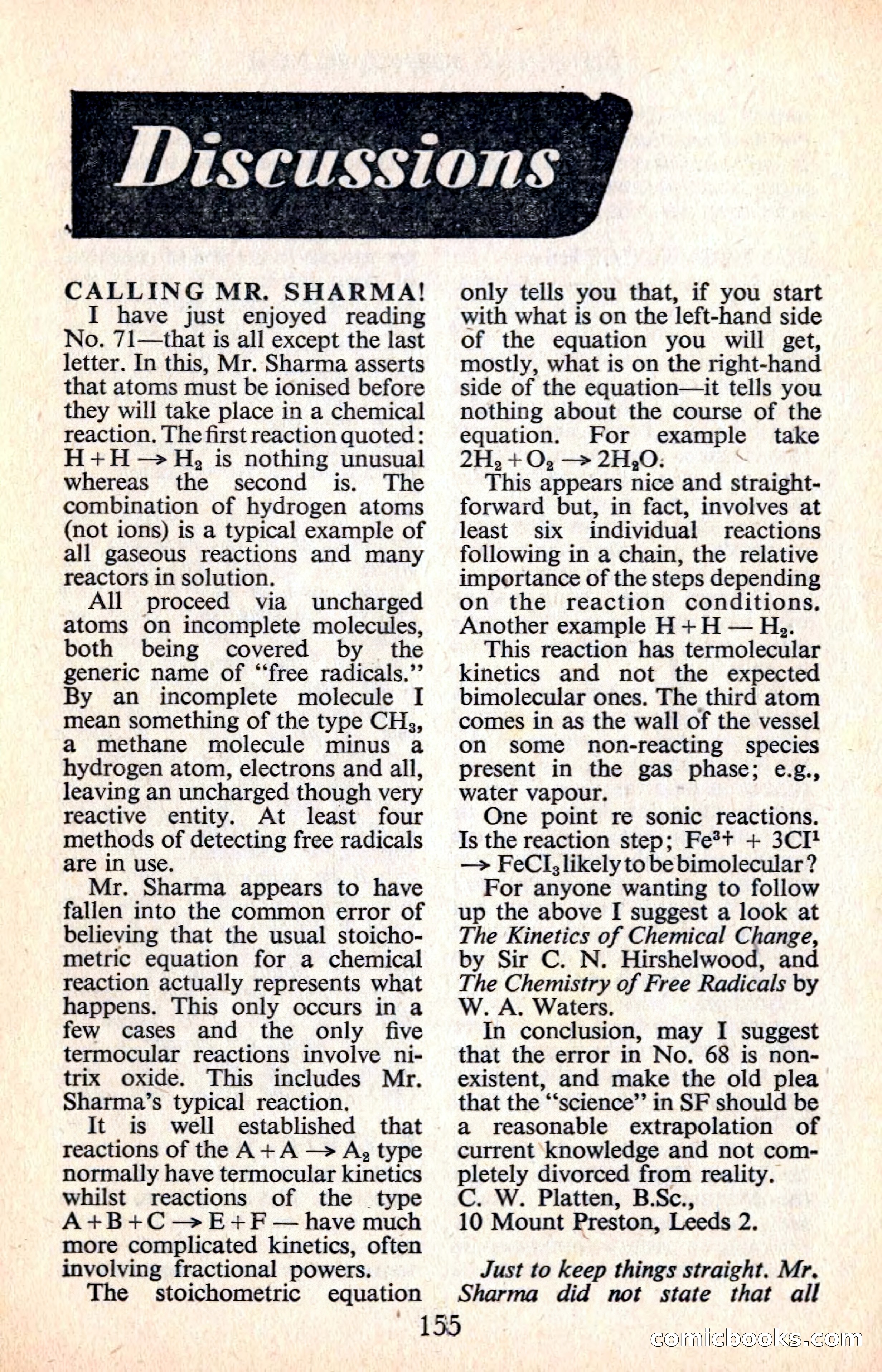Authentic Science Fiction Monthly No. 75 — page 156 of 162