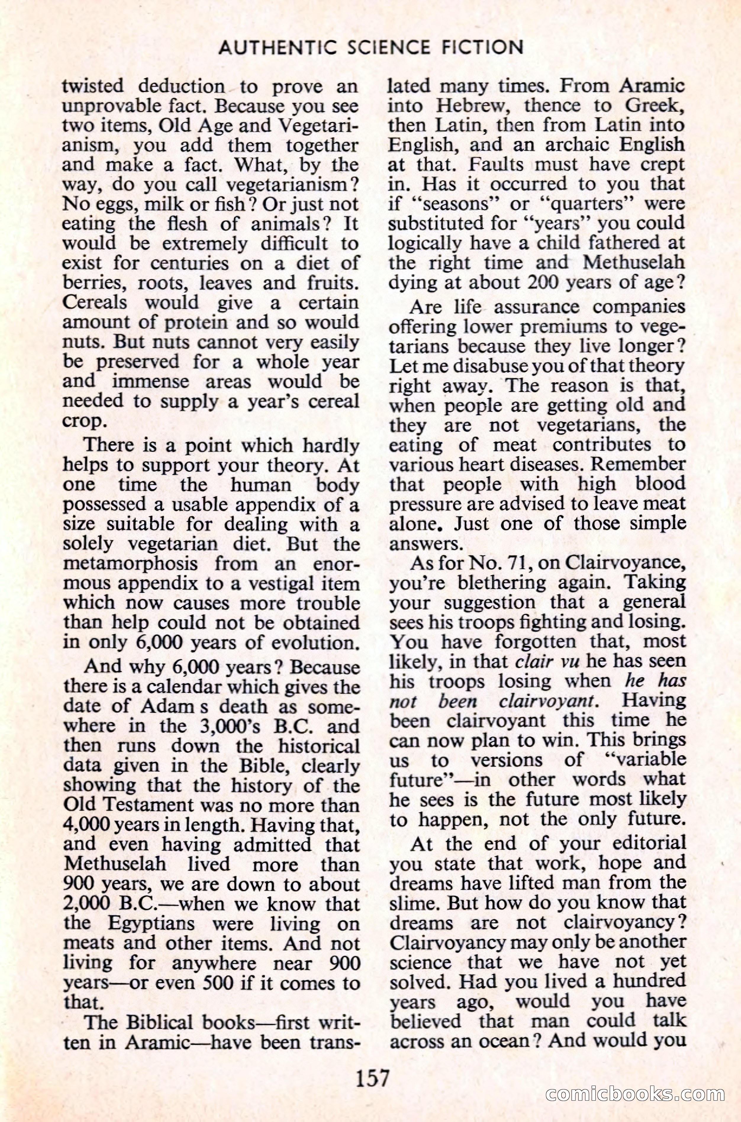 Authentic Science Fiction Monthly No. 75 — page 158 of 162