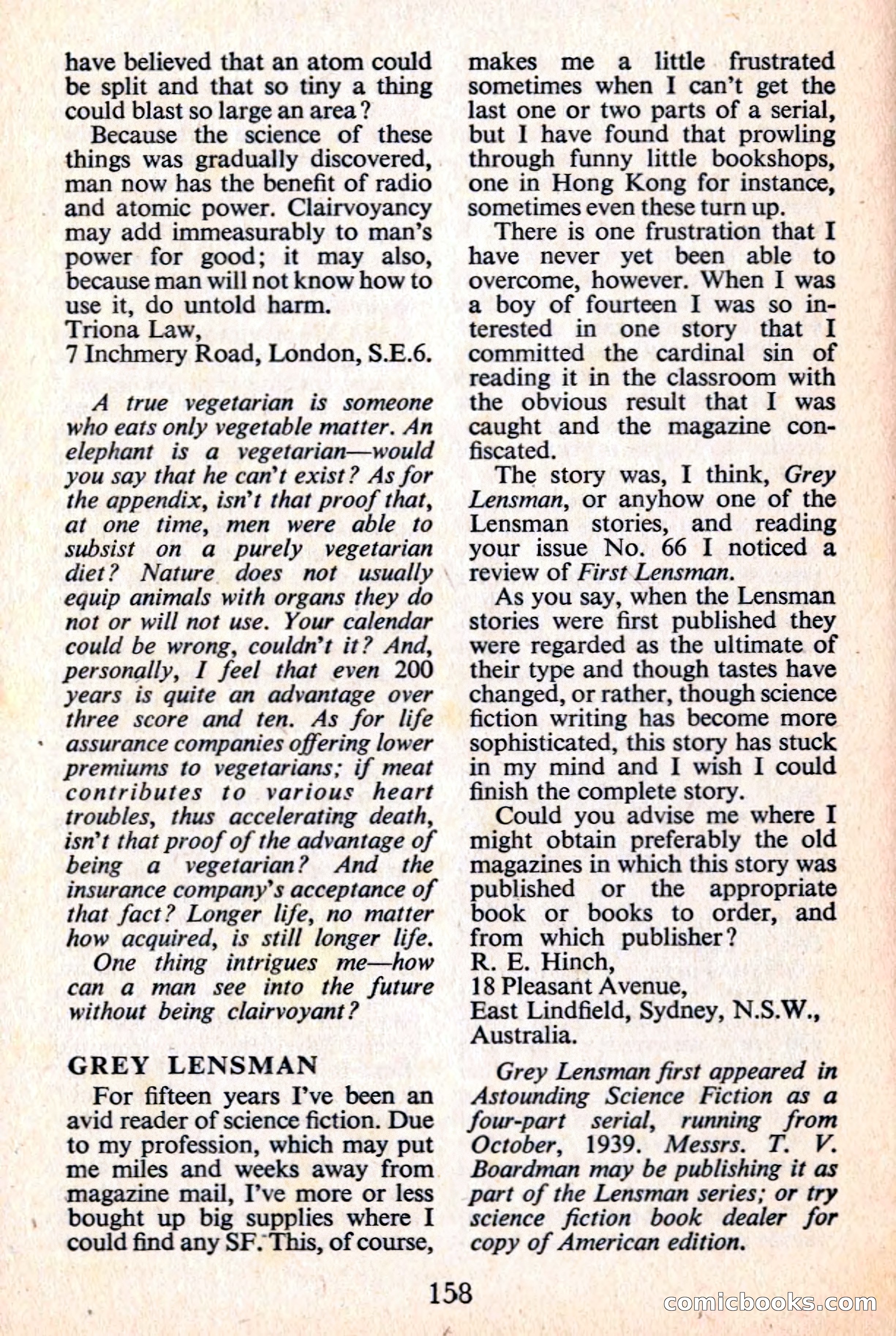Authentic Science Fiction Monthly No. 75 — page 159 of 162