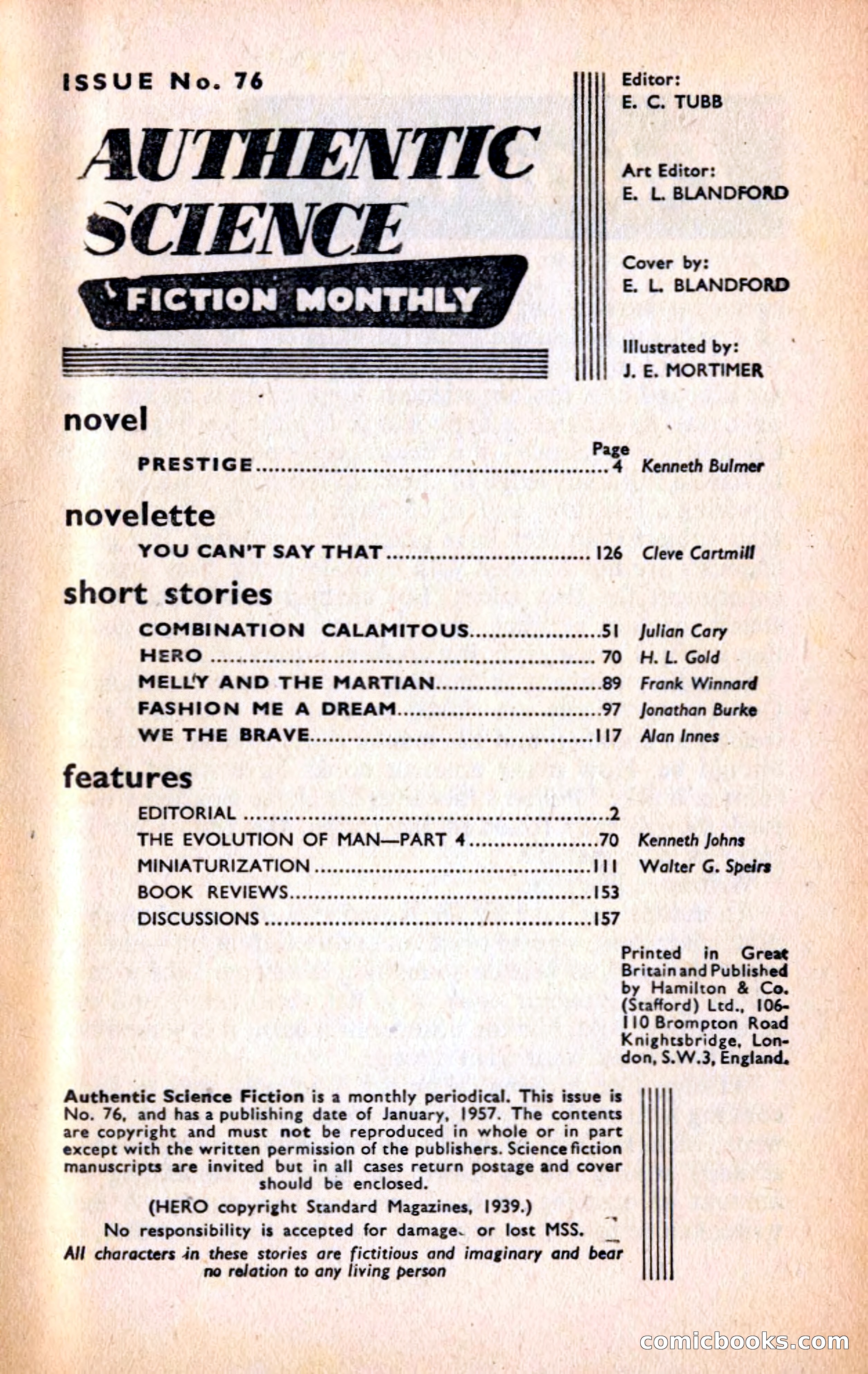 Authentic Science Fiction Monthly No. 76 — page 2 of 162