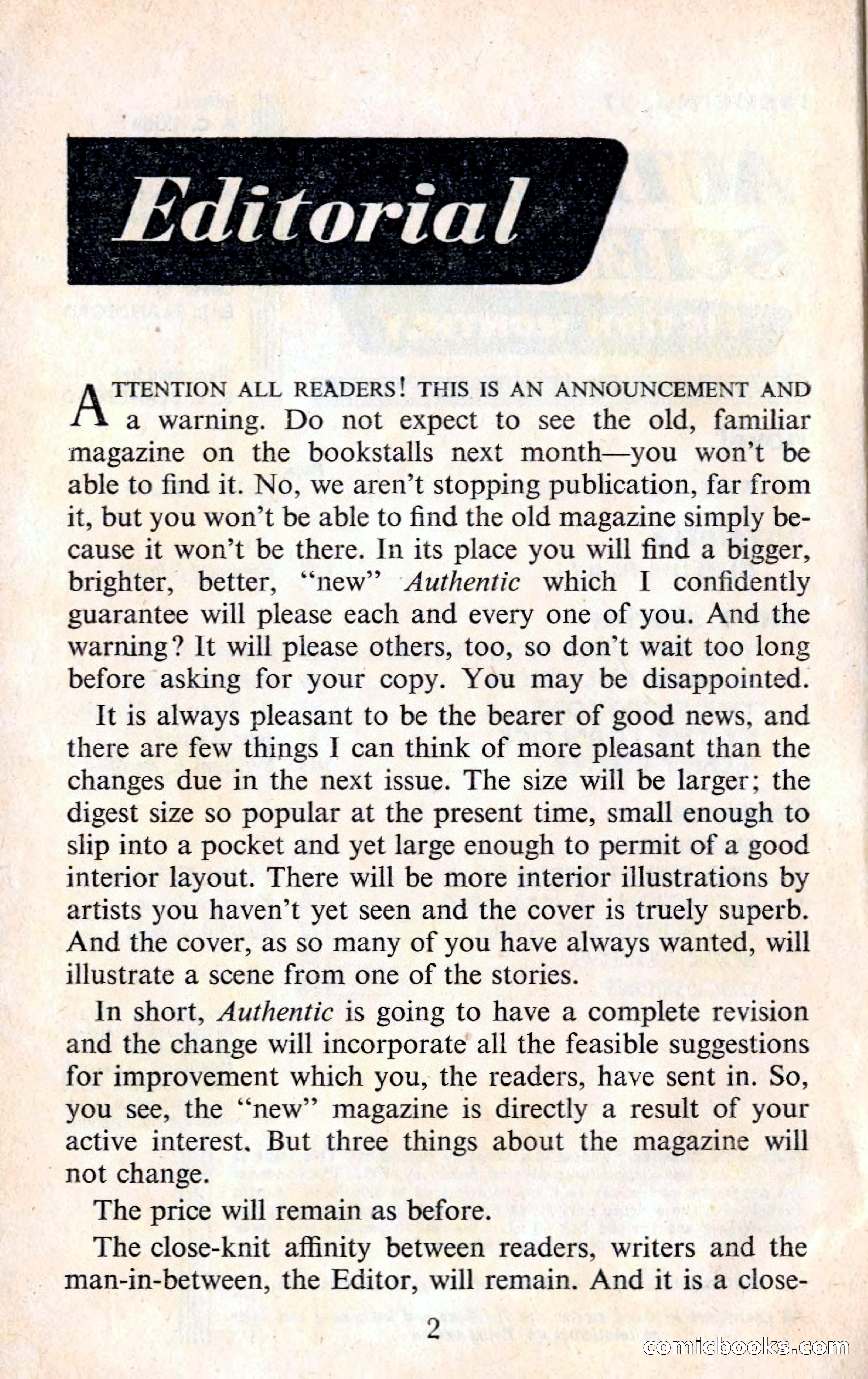 Authentic Science Fiction Monthly, No. 77 — page 3 of 162