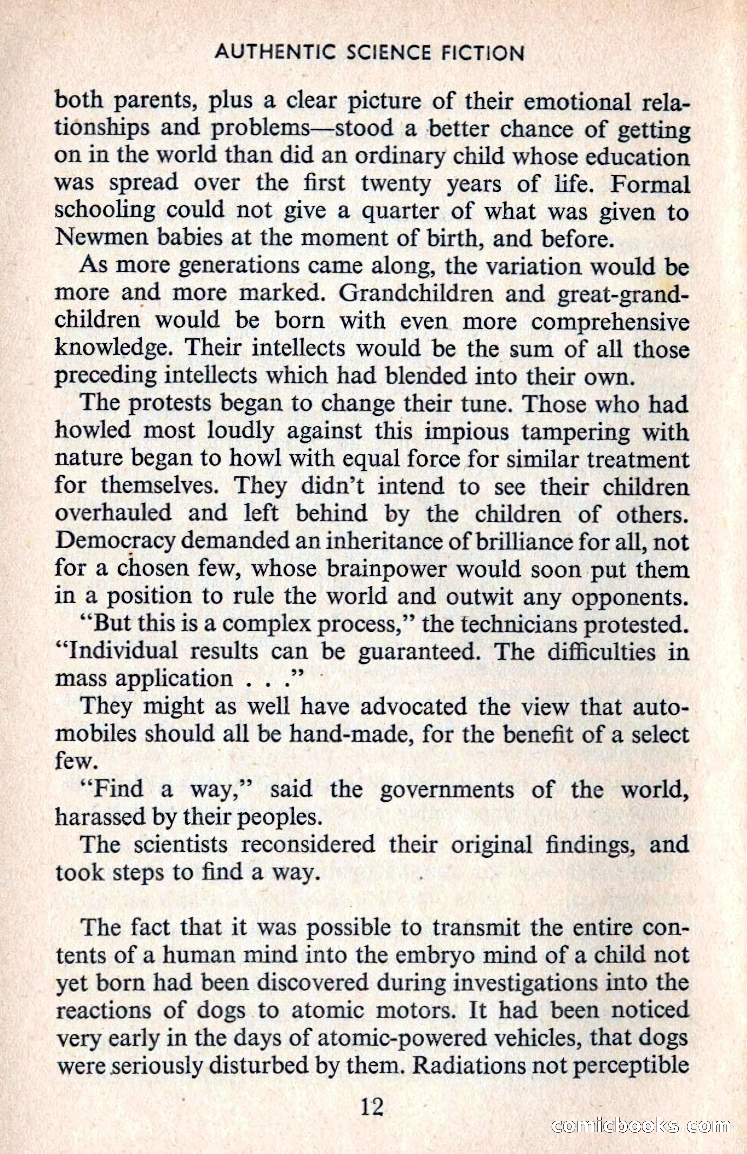 Authentic Science Fiction Monthly, No. 77 — page 13 of 162