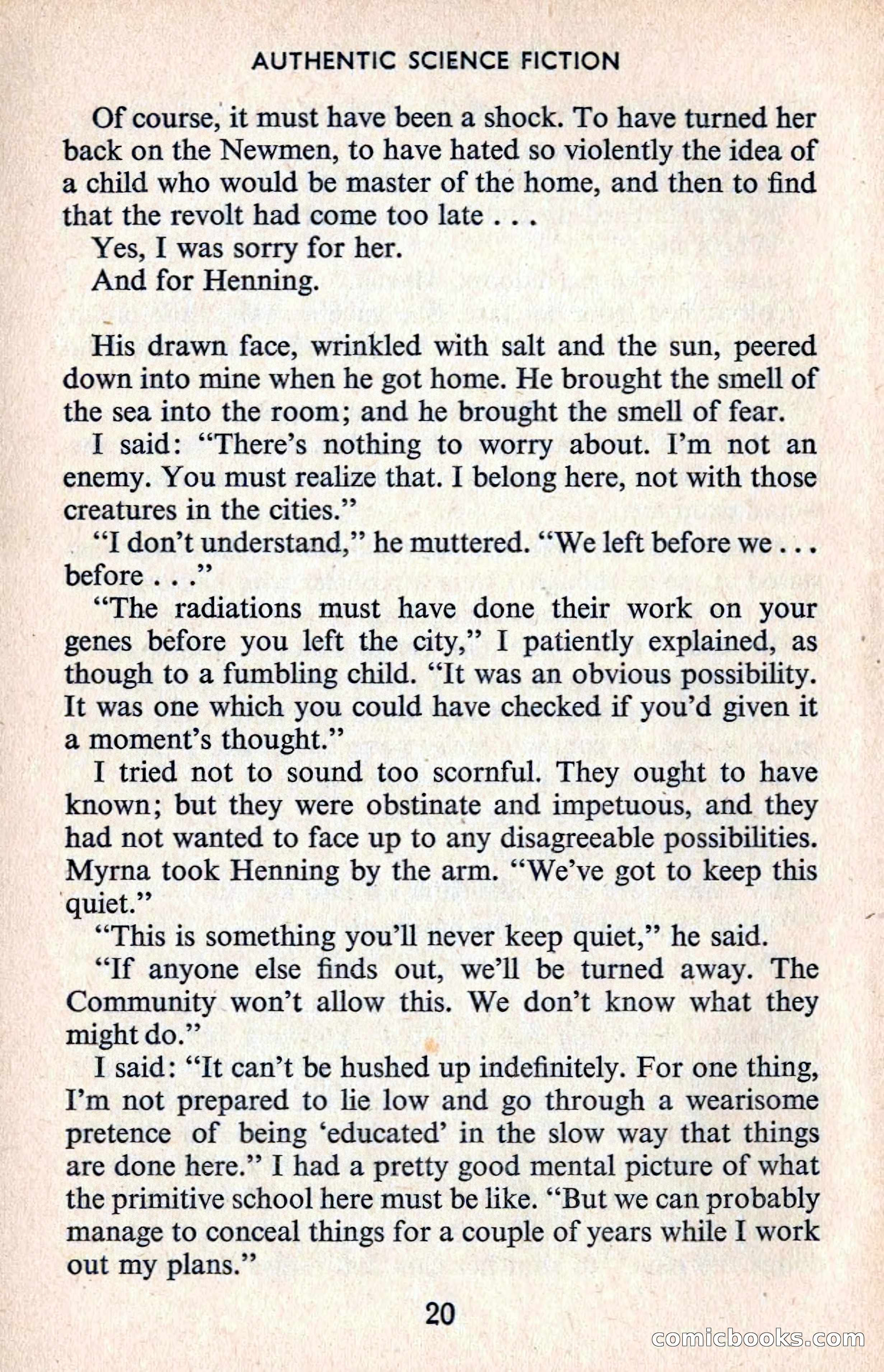 Authentic Science Fiction Monthly, No. 77 — page 21 of 162