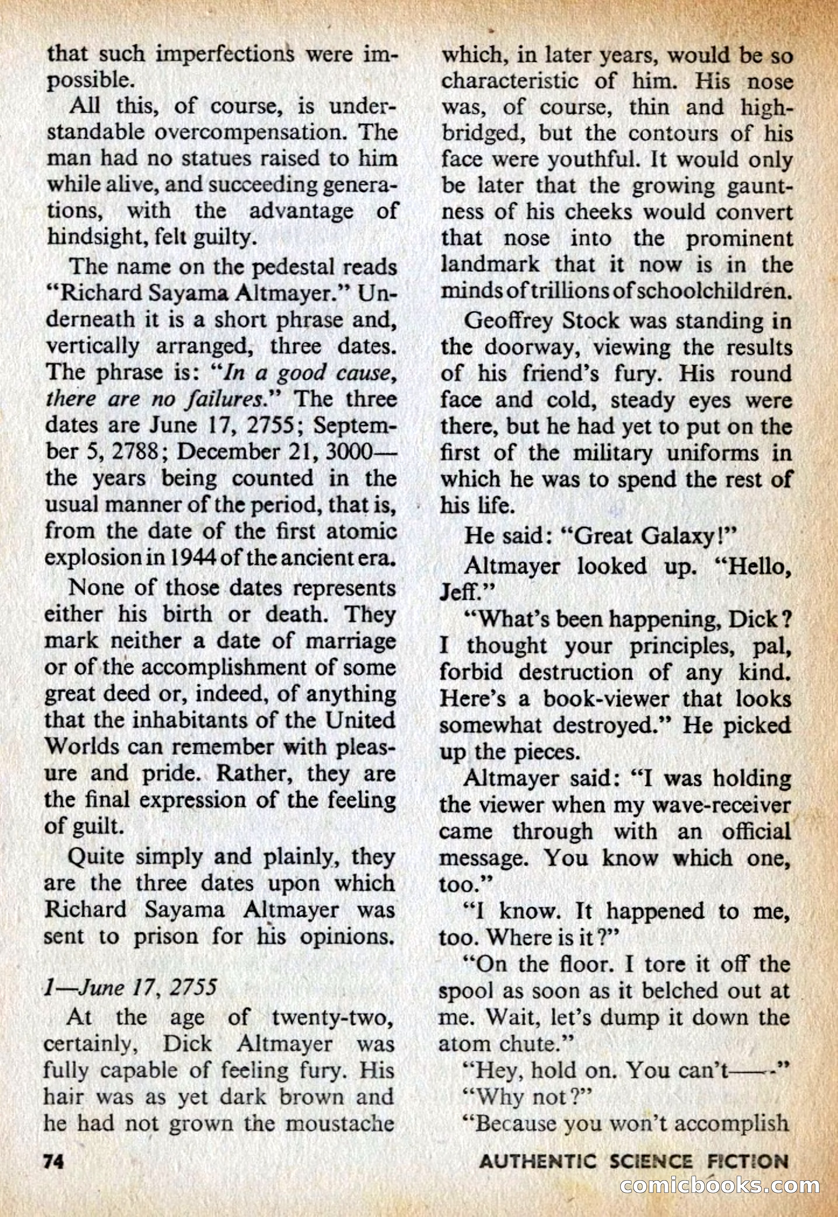 Authentic Science Fiction Monthly No. 78 — page 75 of 130