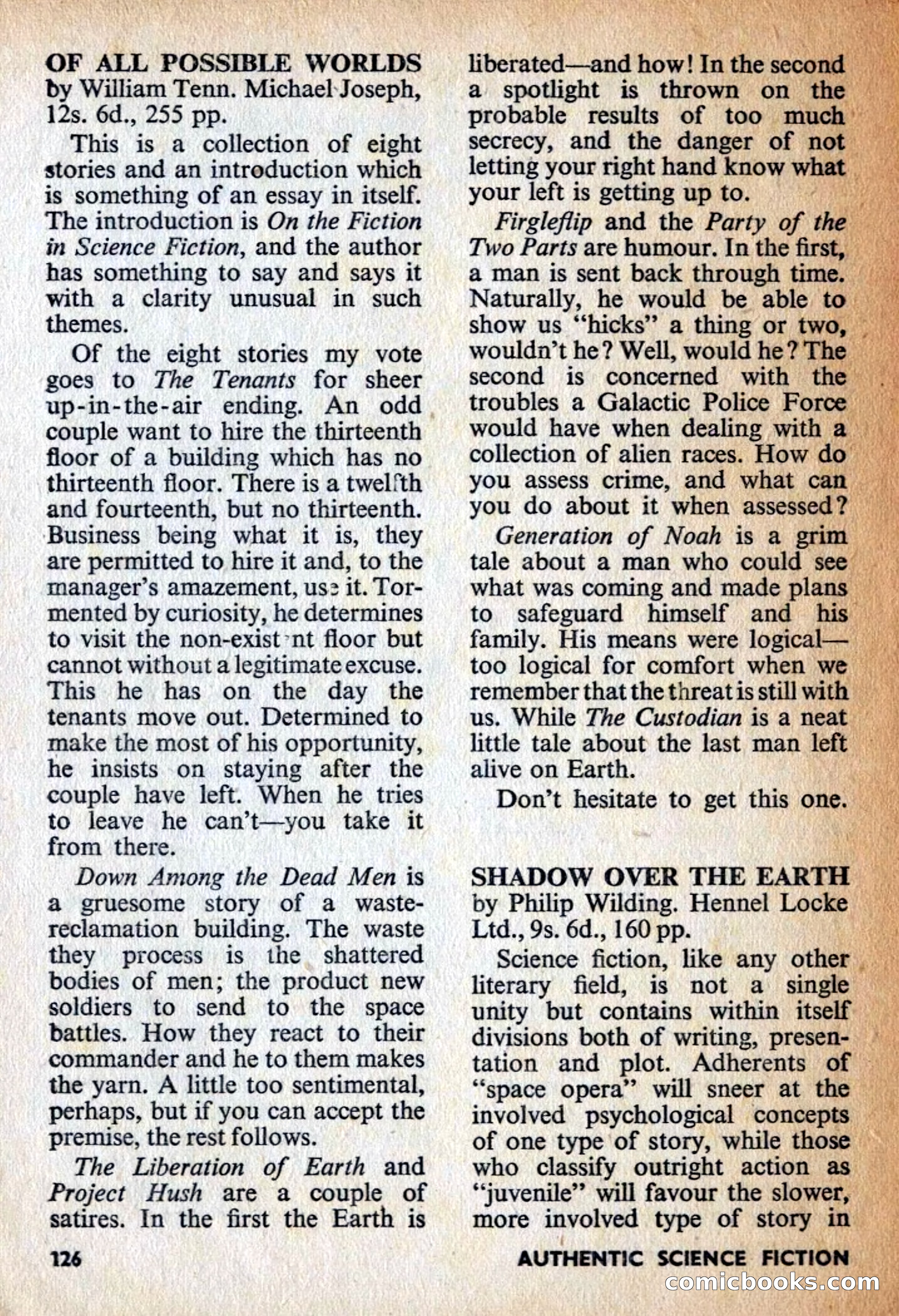 Authentic Science Fiction Monthly No. 78 — page 127 of 130