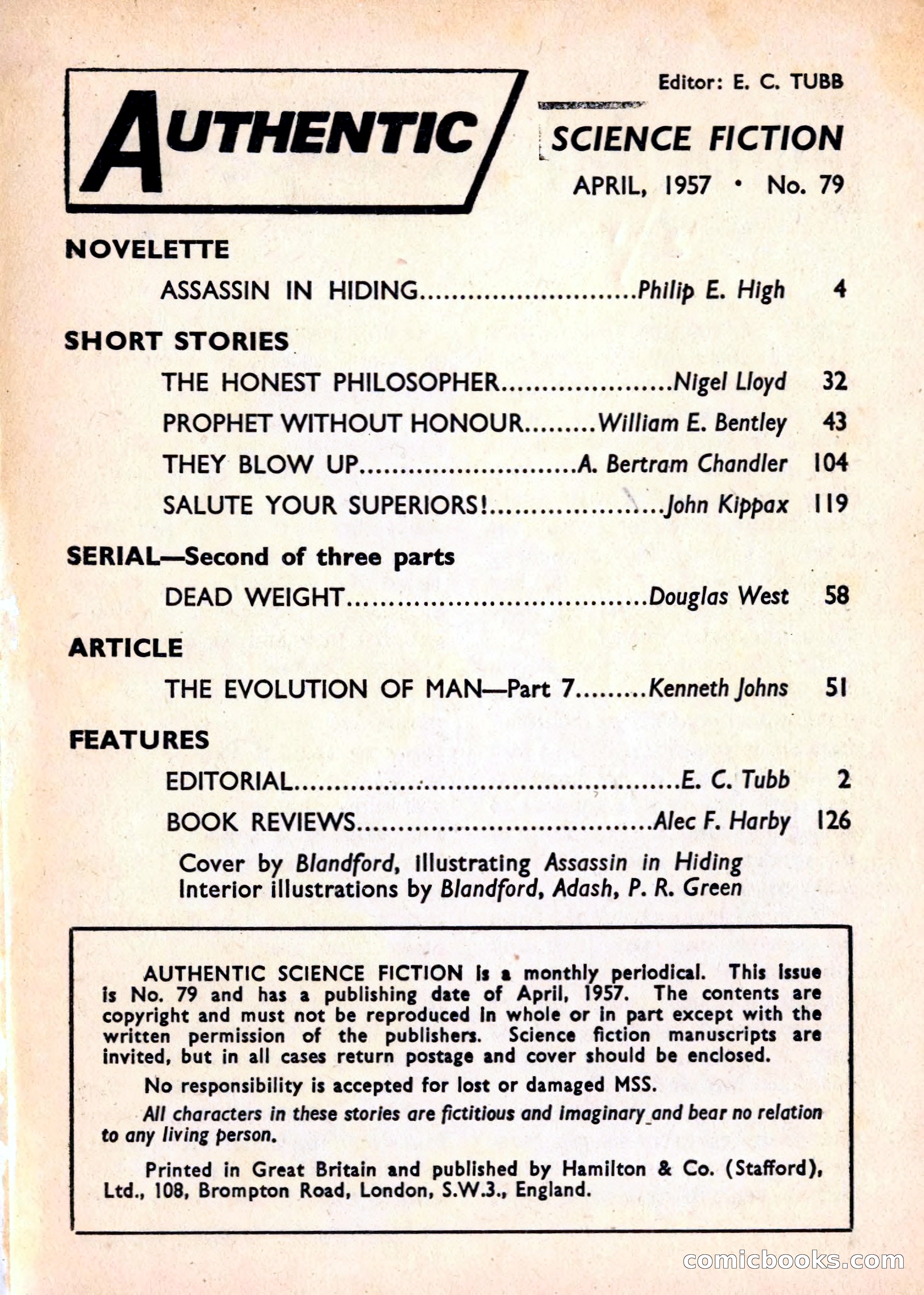 Authentic Science Fiction Monthly No. 79 — page 2 of 130