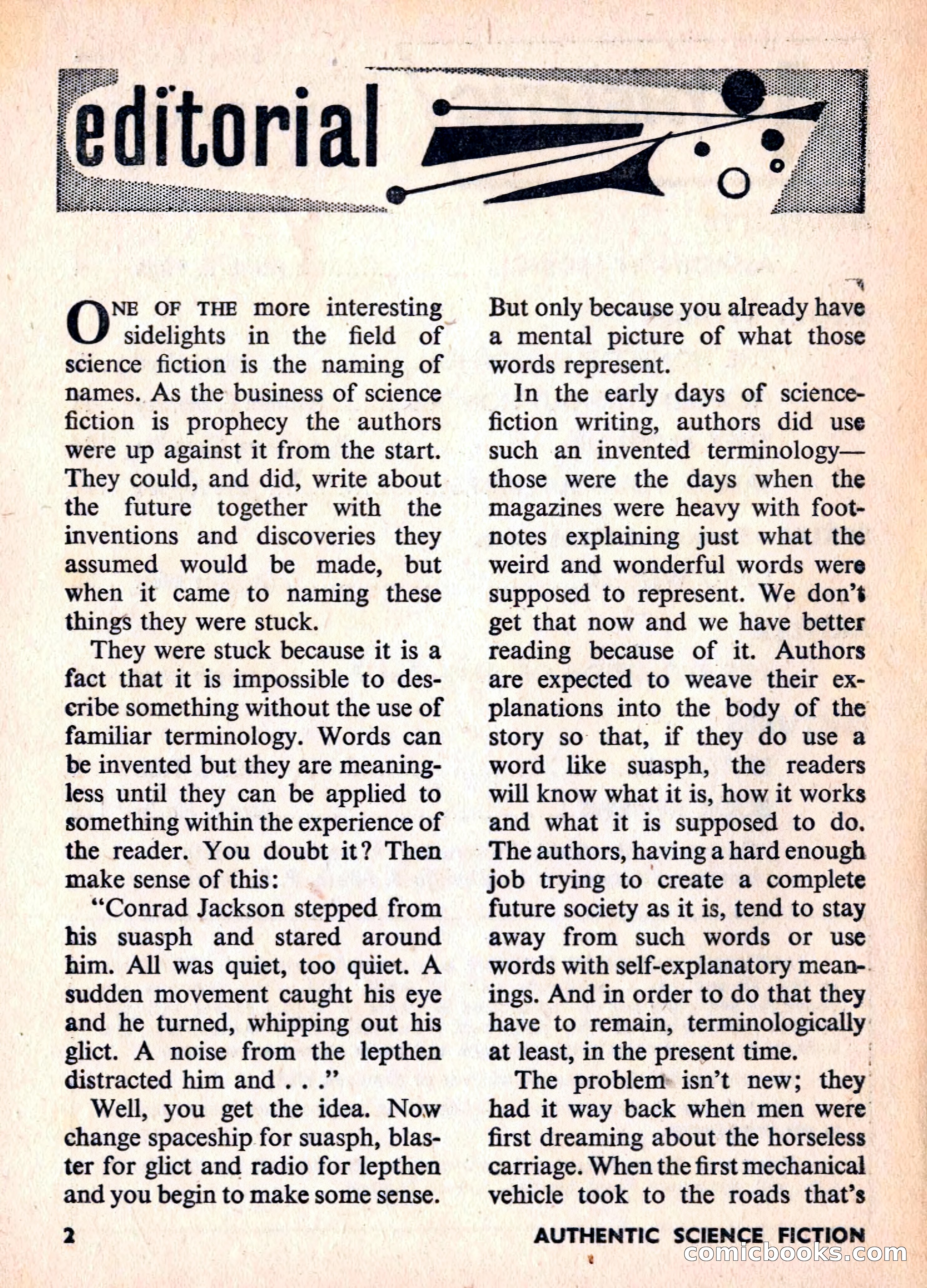 Authentic Science Fiction Monthly No. 79 — page 3 of 130