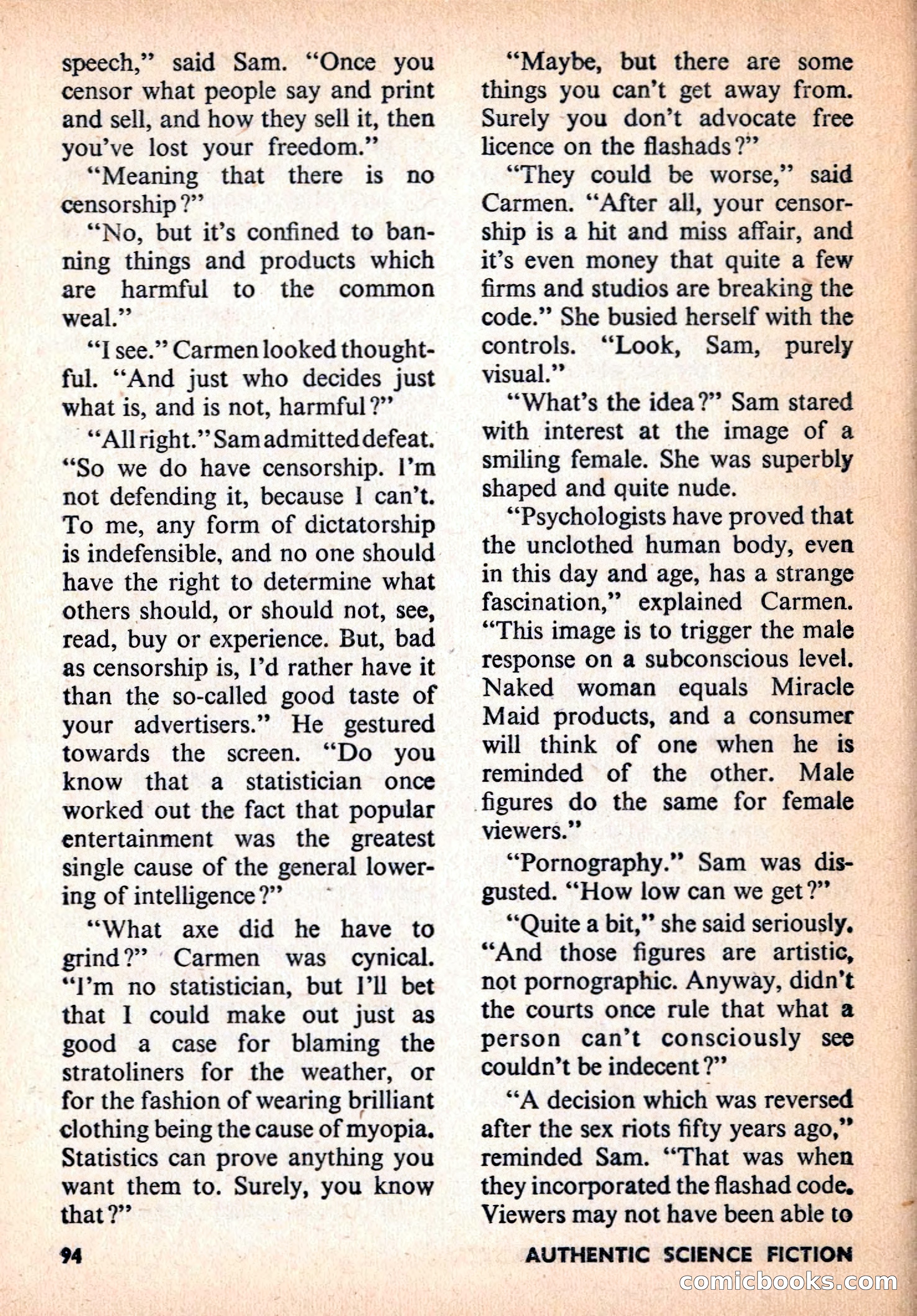 Authentic Science Fiction Monthly No. 79 — page 95 of 130
