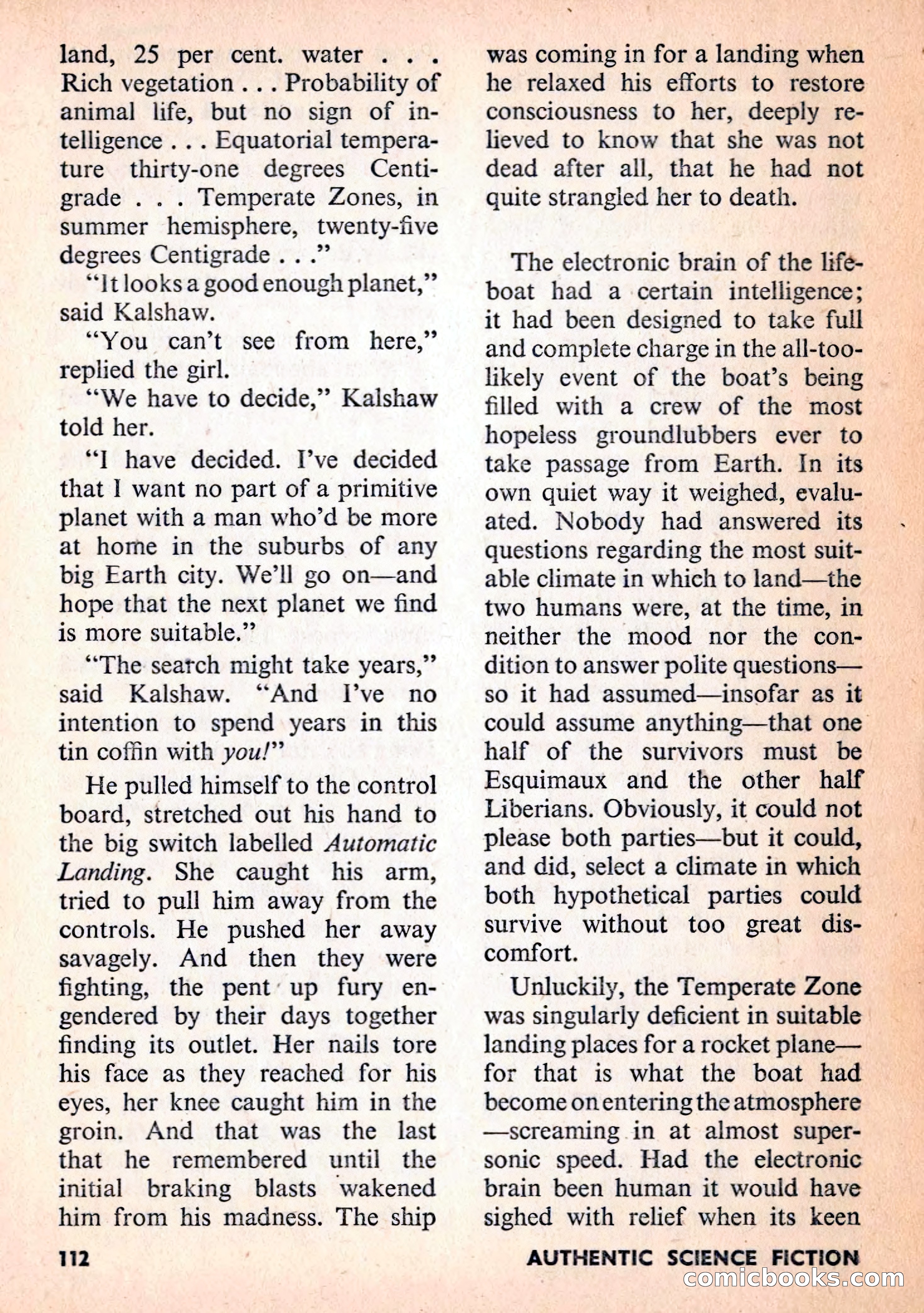Authentic Science Fiction Monthly No. 79 — page 113 of 130