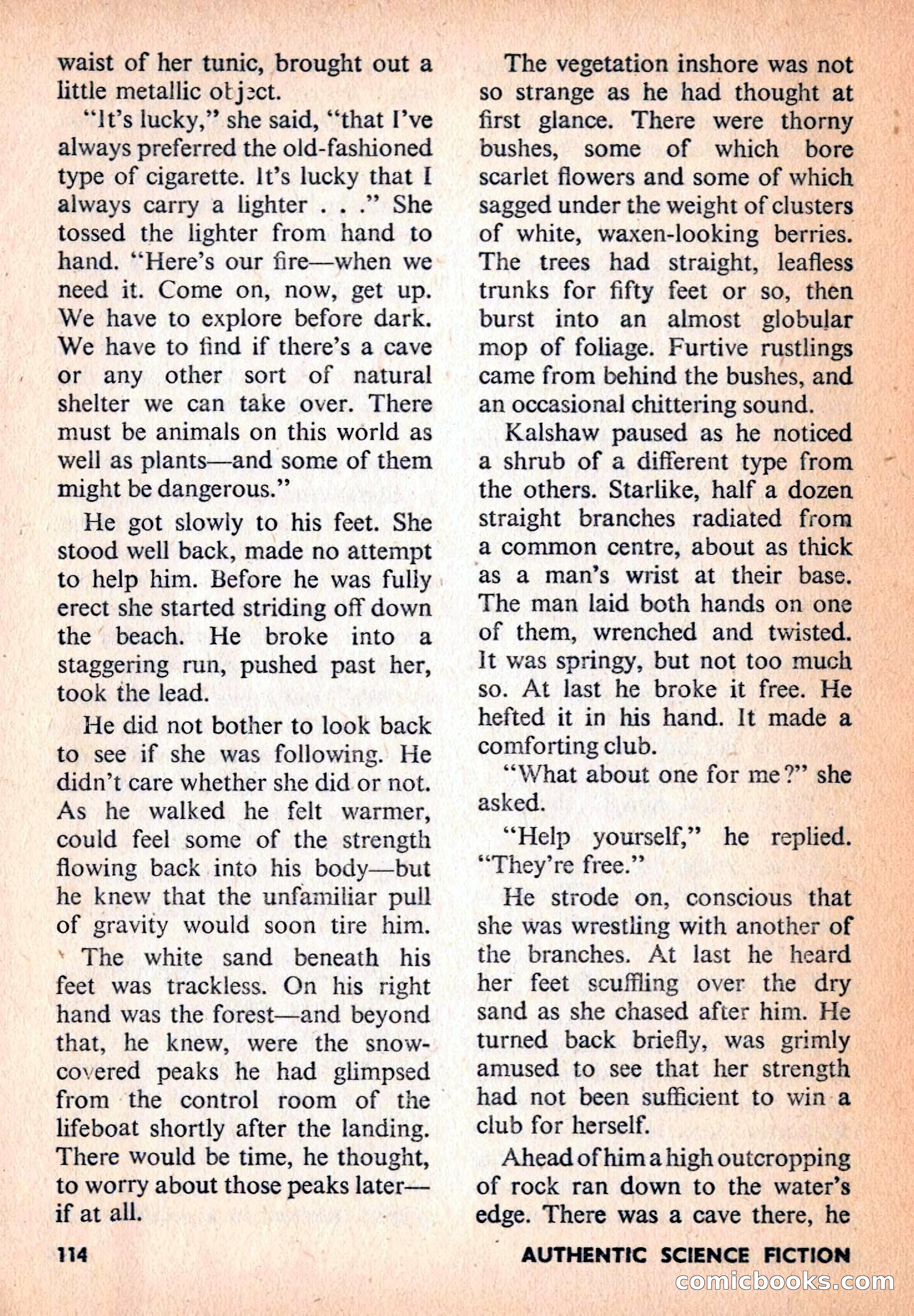 Authentic Science Fiction Monthly No. 79 — page 115 of 130
