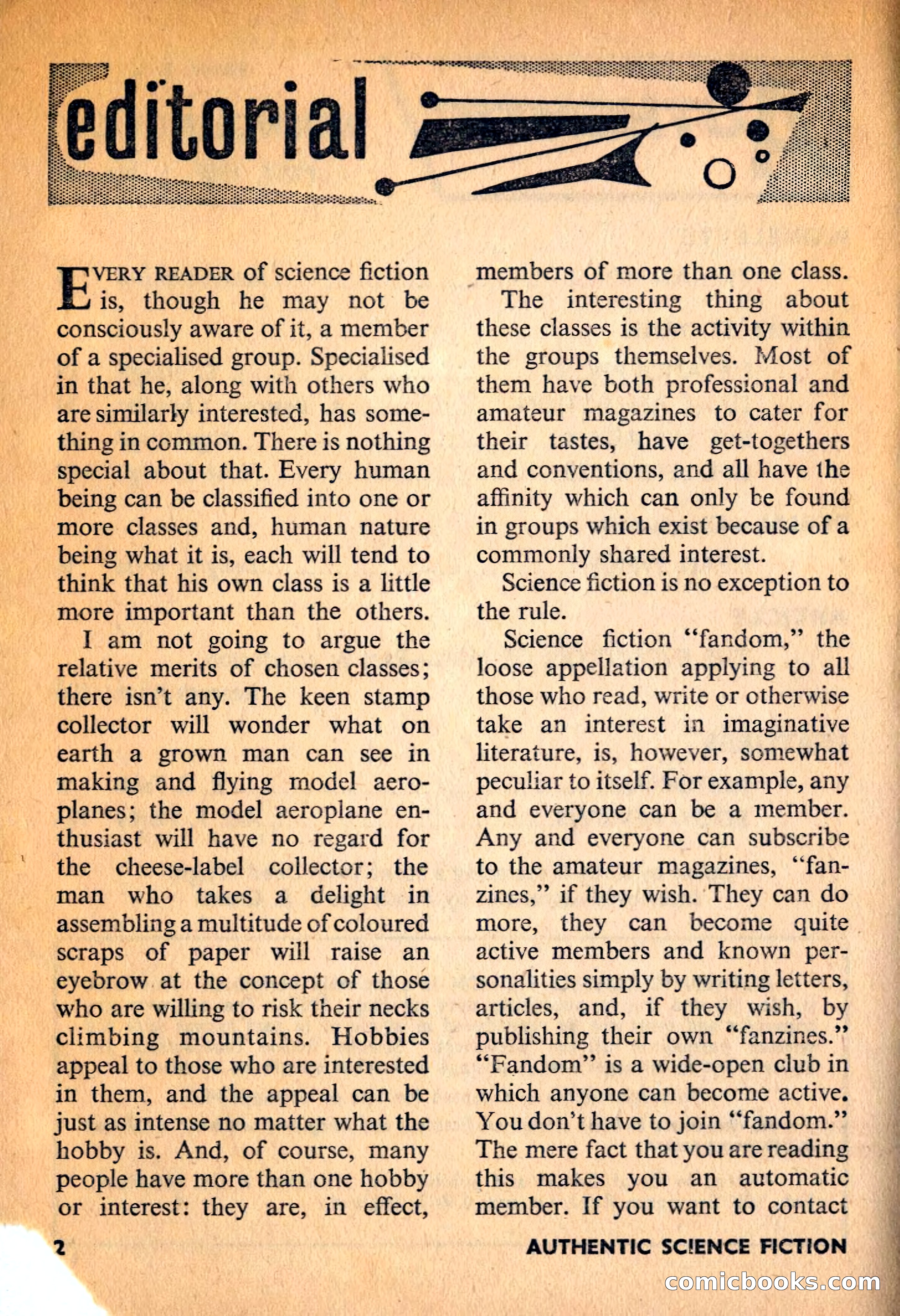 Authentic Science Fiction Monthly No. 80 — page 3 of 130