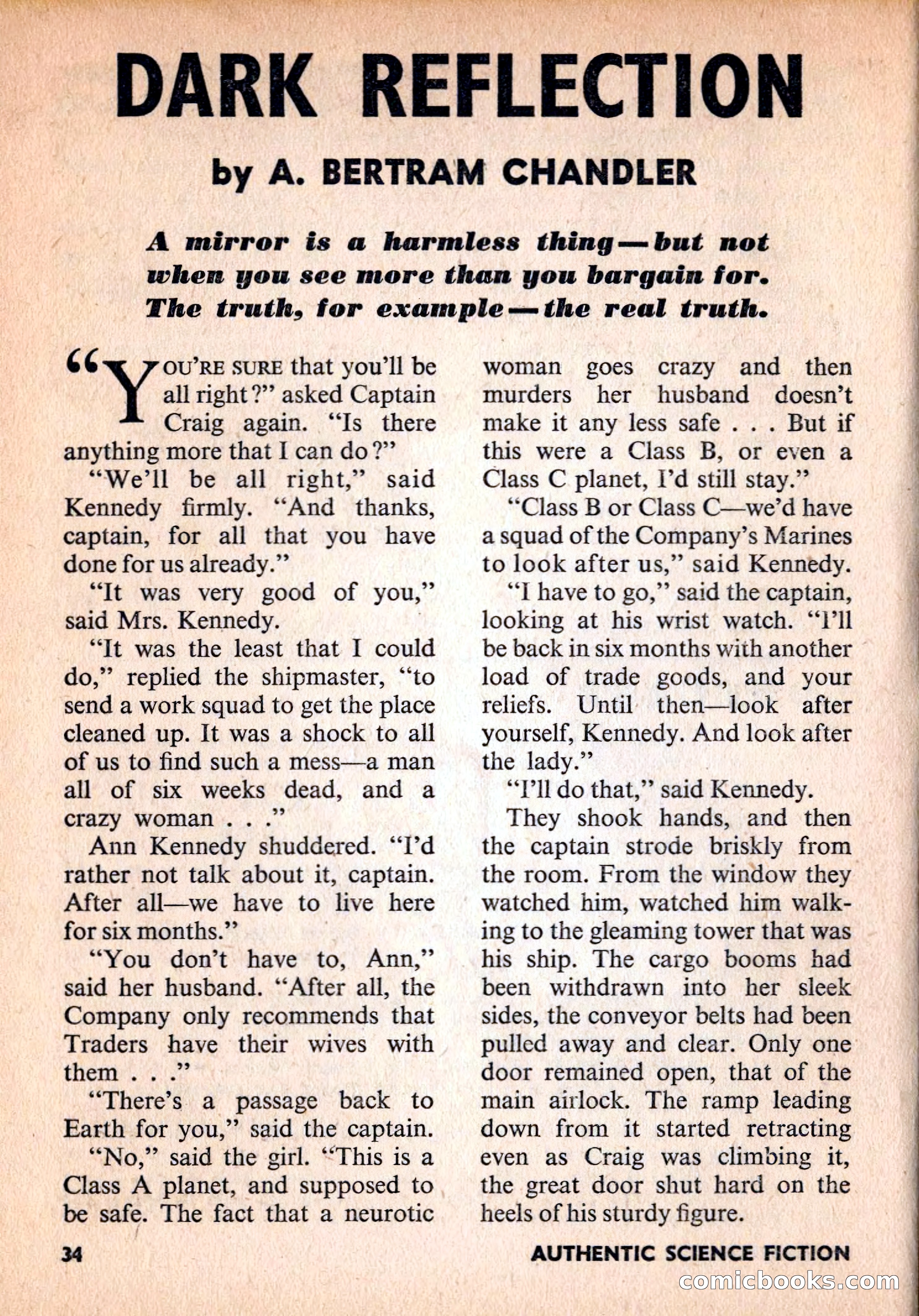 Authentic Science Fiction Monthly No. 80 — page 35 of 130