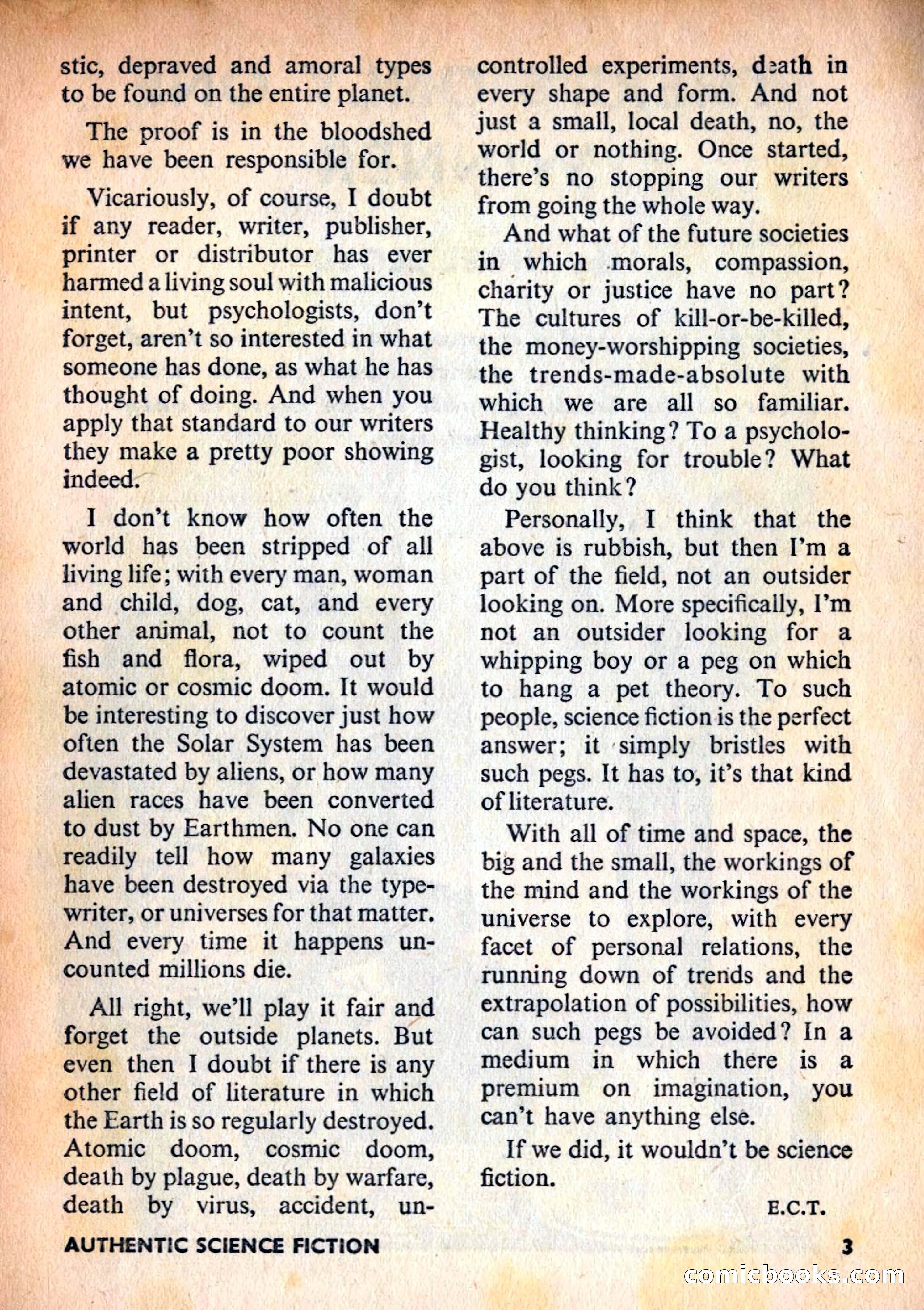 Authentic Science Fiction Monthly No. 81 — page 4 of 130