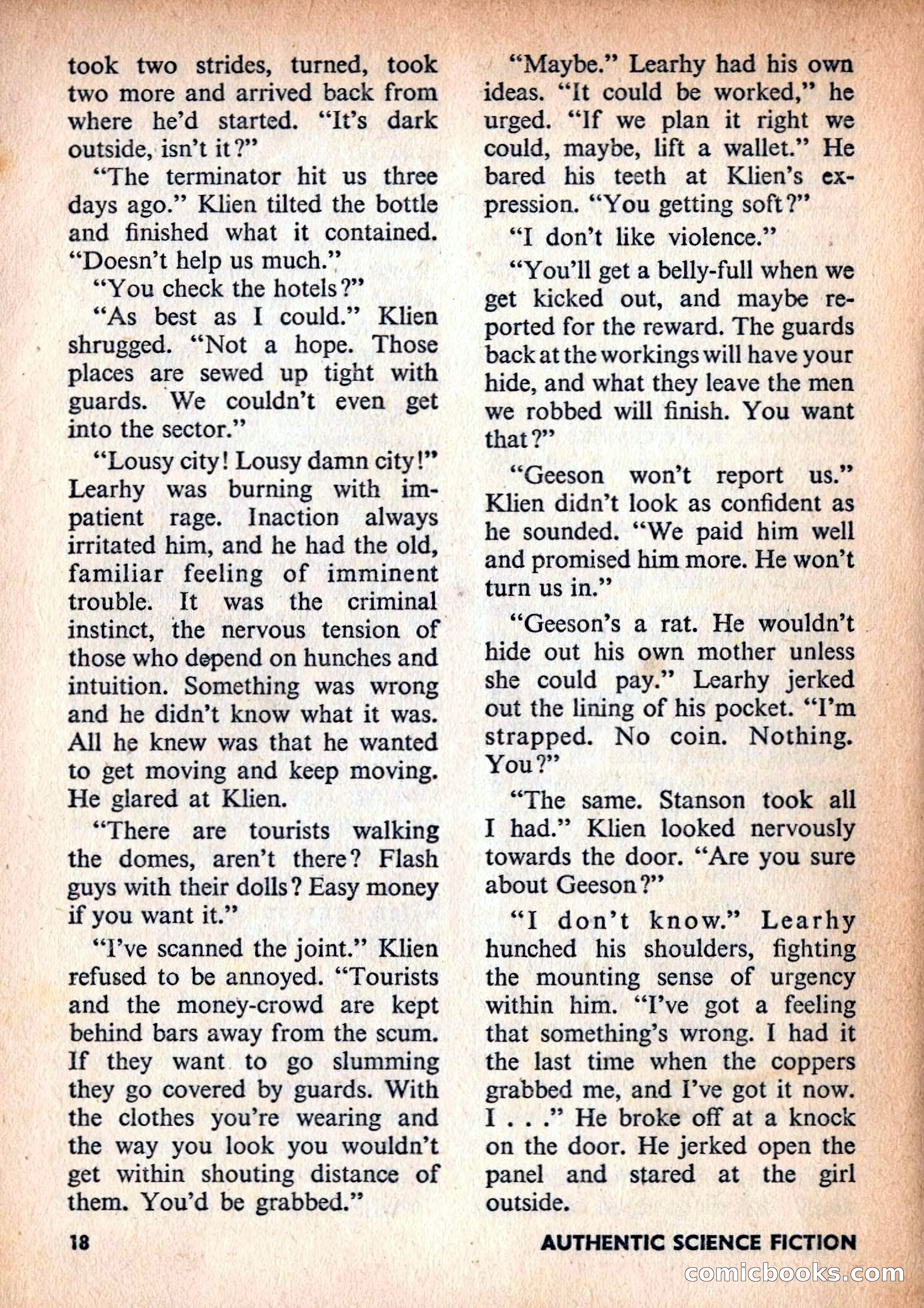Authentic Science Fiction Monthly No. 81 — page 19 of 130