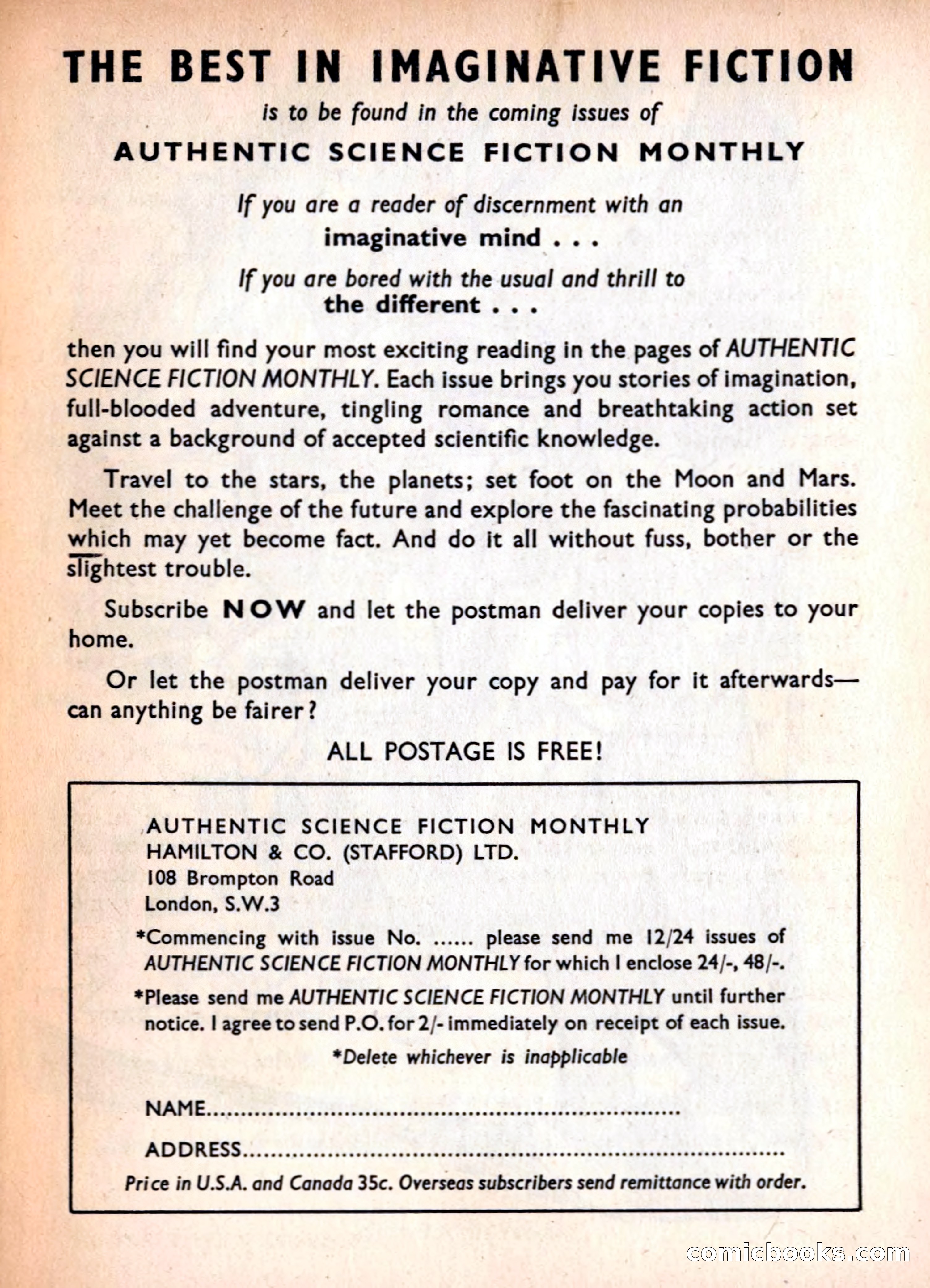 Authentic Science Fiction Monthly No. 81 — page 104 of 130