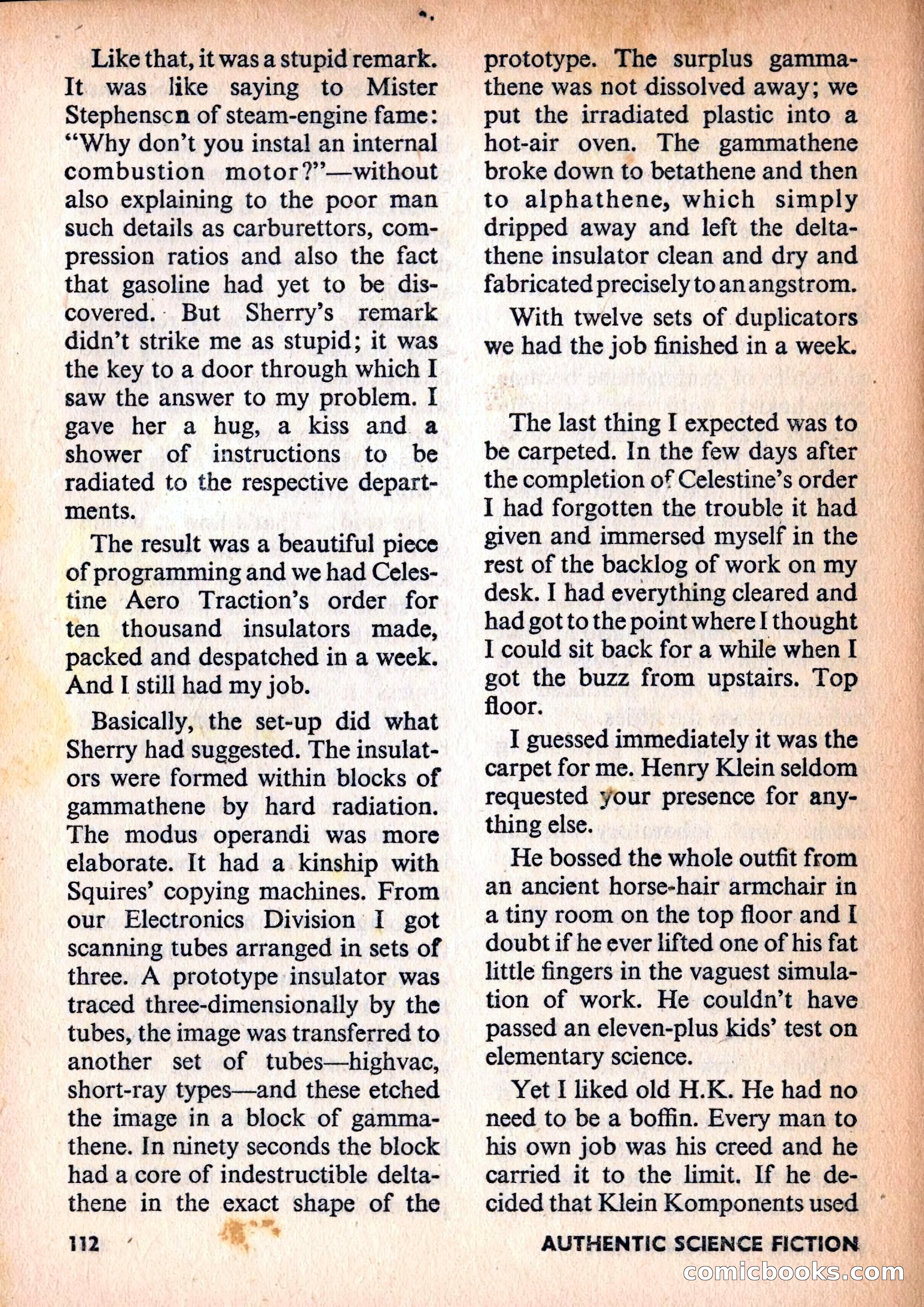 Authentic Science Fiction Monthly No. 81 — page 113 of 130