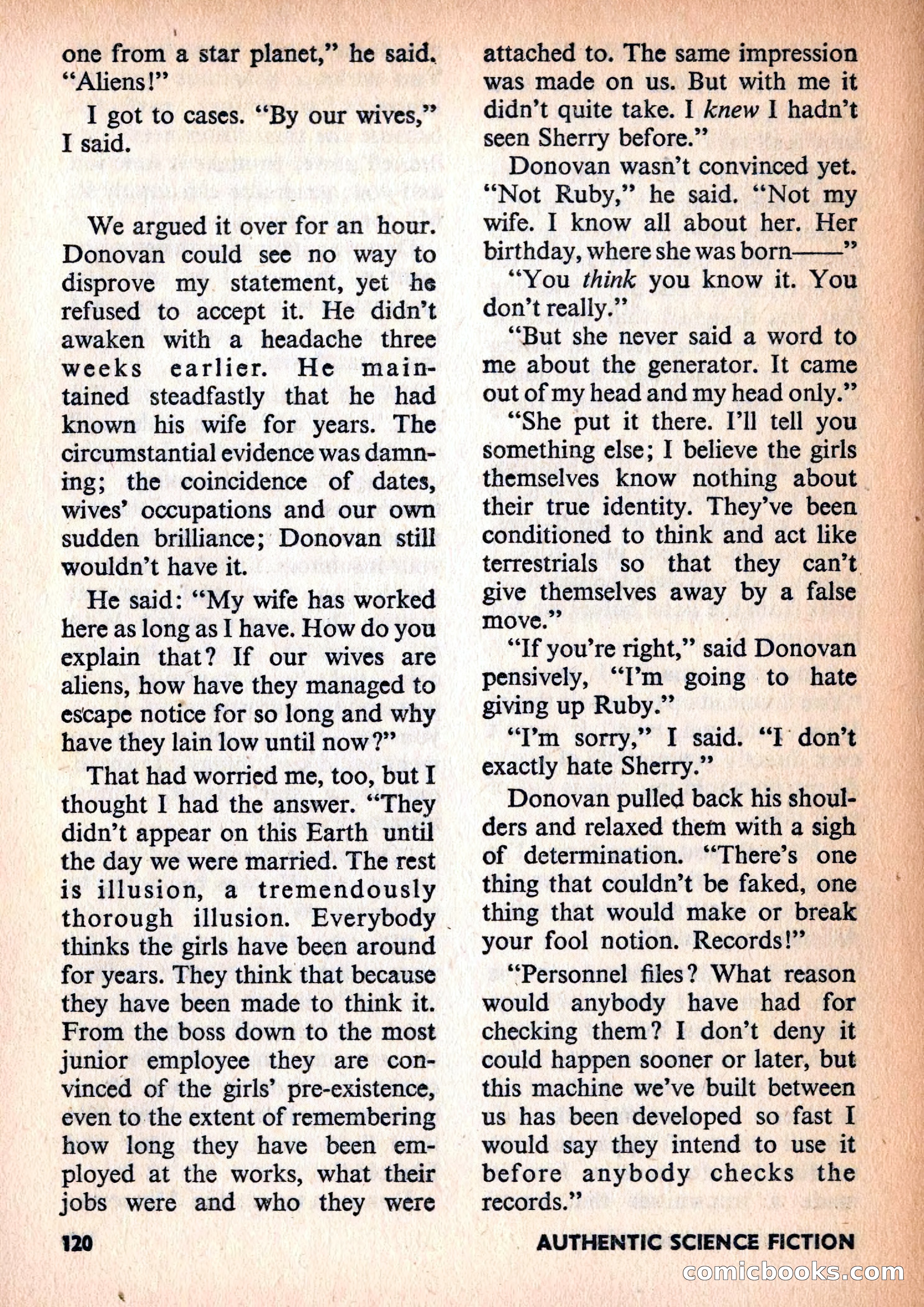 Authentic Science Fiction Monthly No. 81 — page 121 of 130