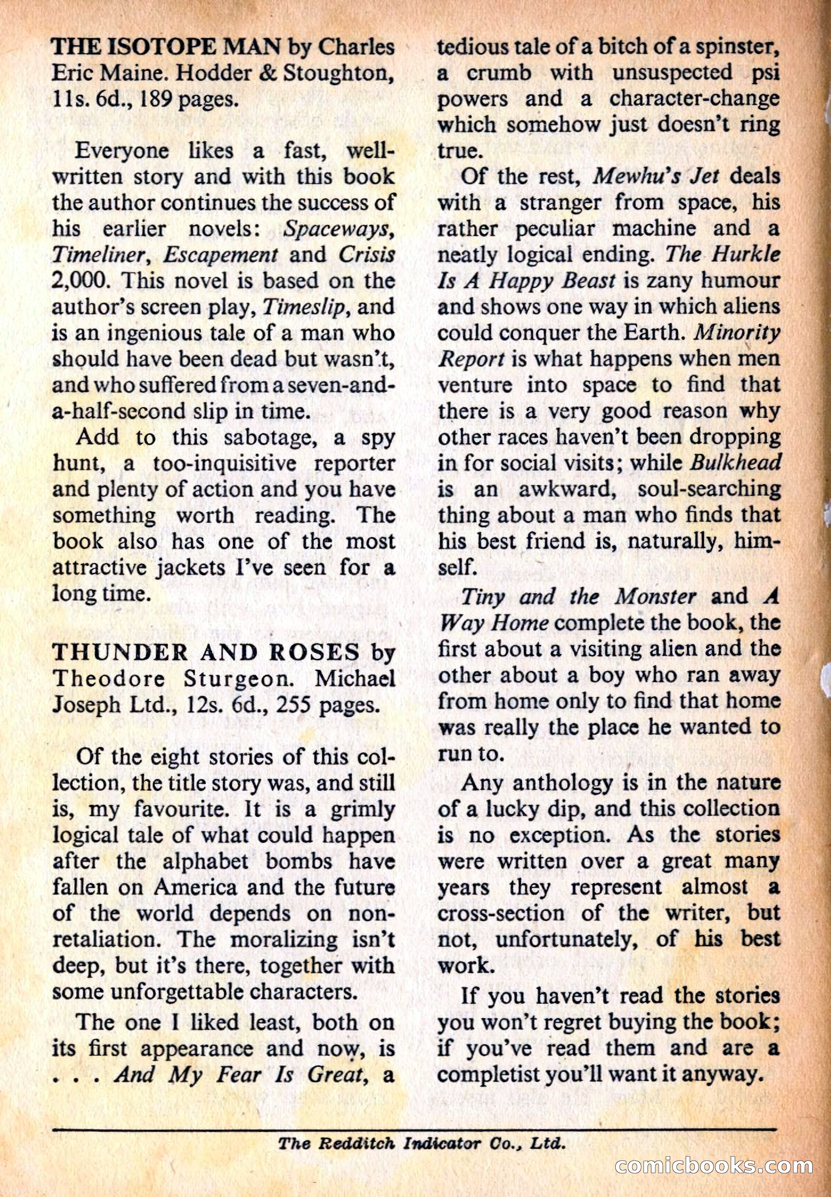 Authentic Science Fiction Monthly No. 81 — page 130 of 130