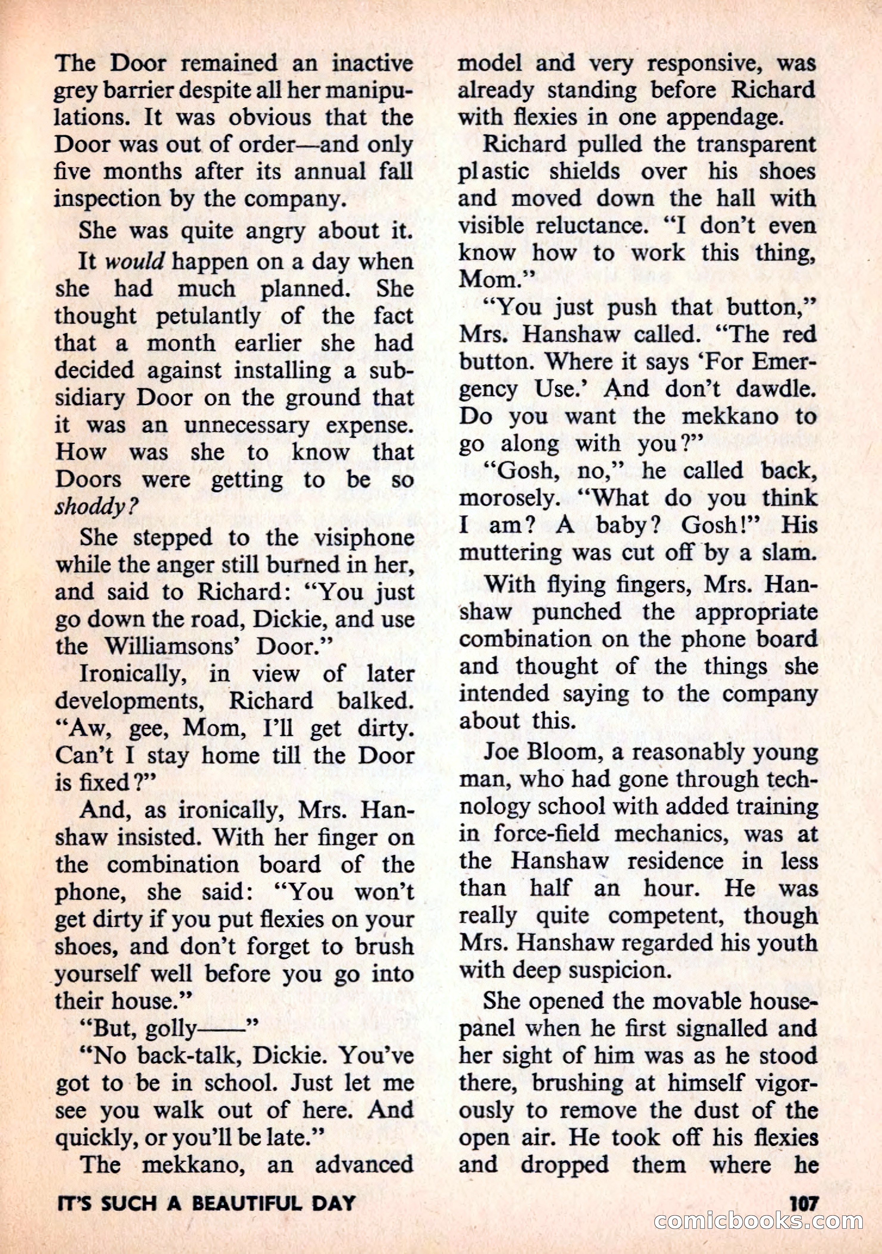 Authentic Science Fiction Monthly, No. 82 — page 108 of 130