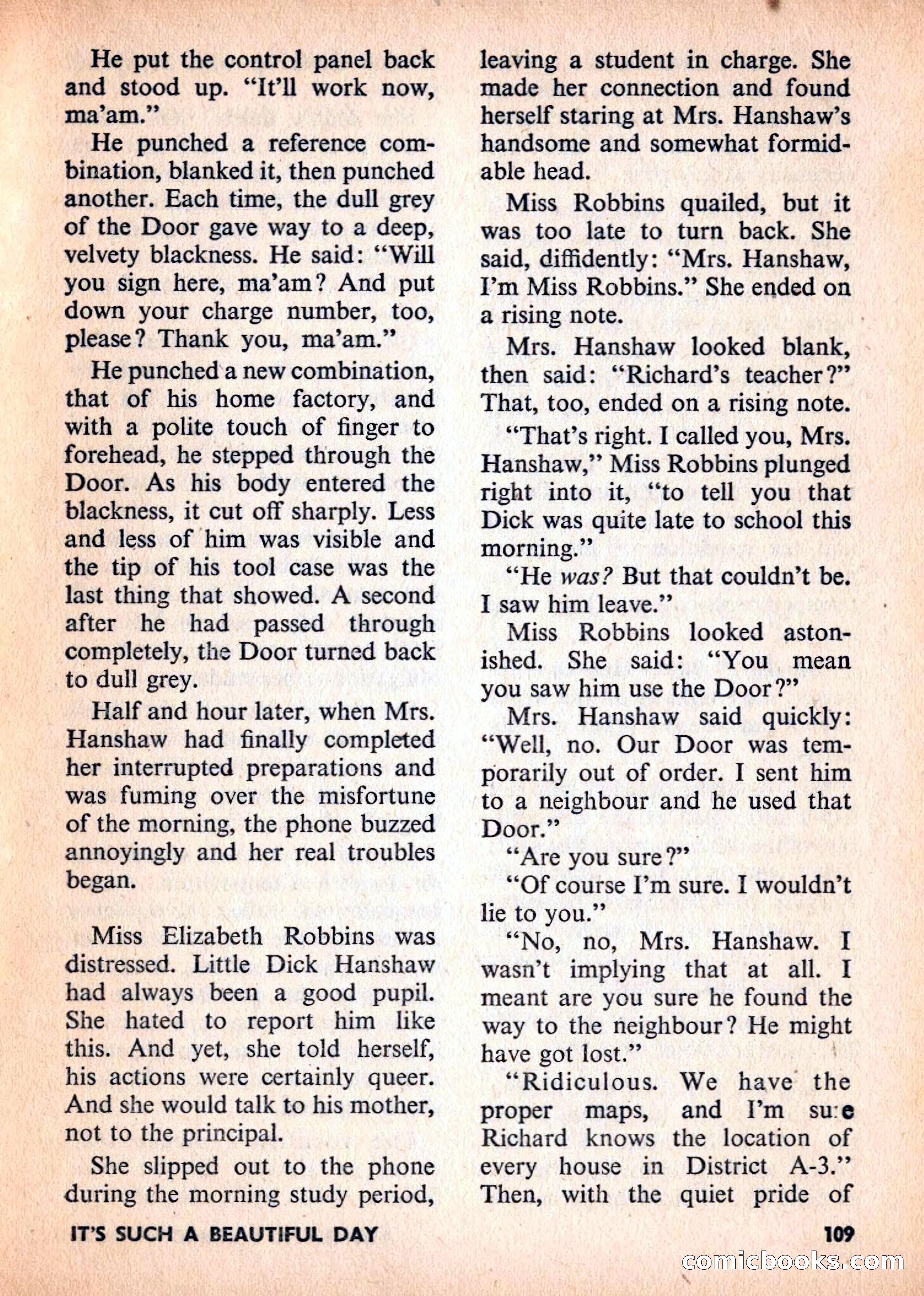 Authentic Science Fiction Monthly, No. 82 — page 110 of 130