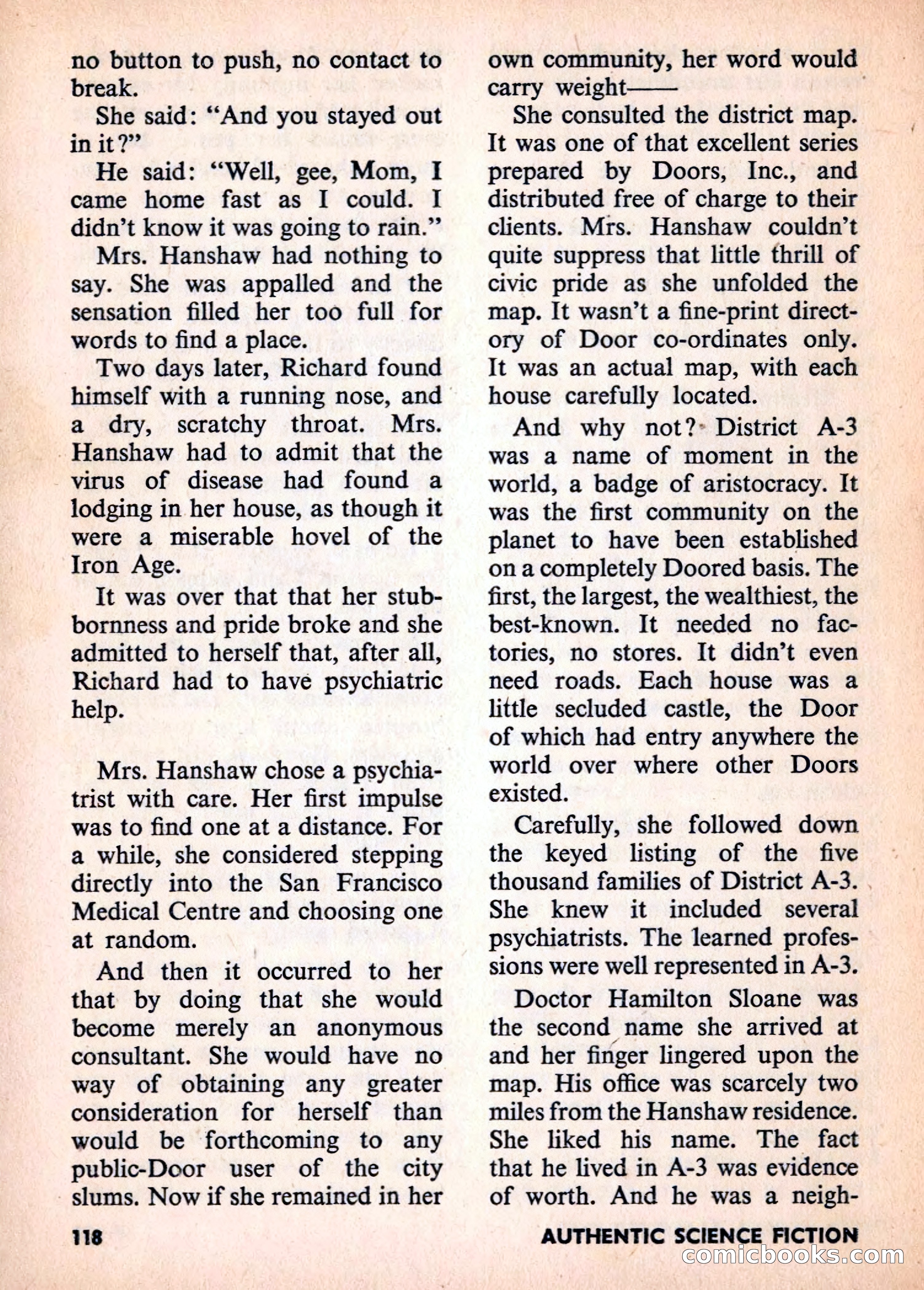 Authentic Science Fiction Monthly, No. 82 — page 119 of 130