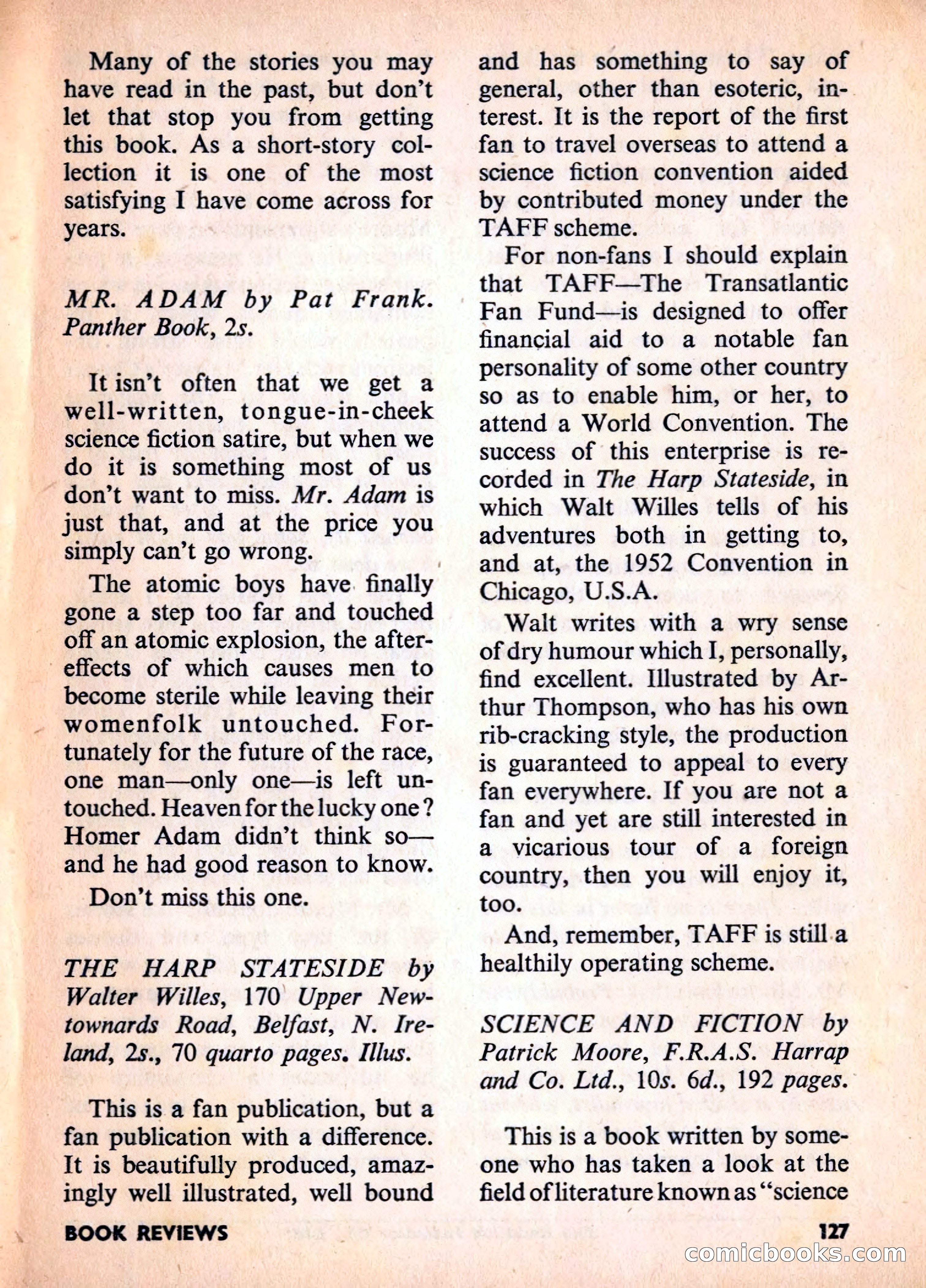 Authentic Science Fiction Monthly, No. 82 — page 128 of 130