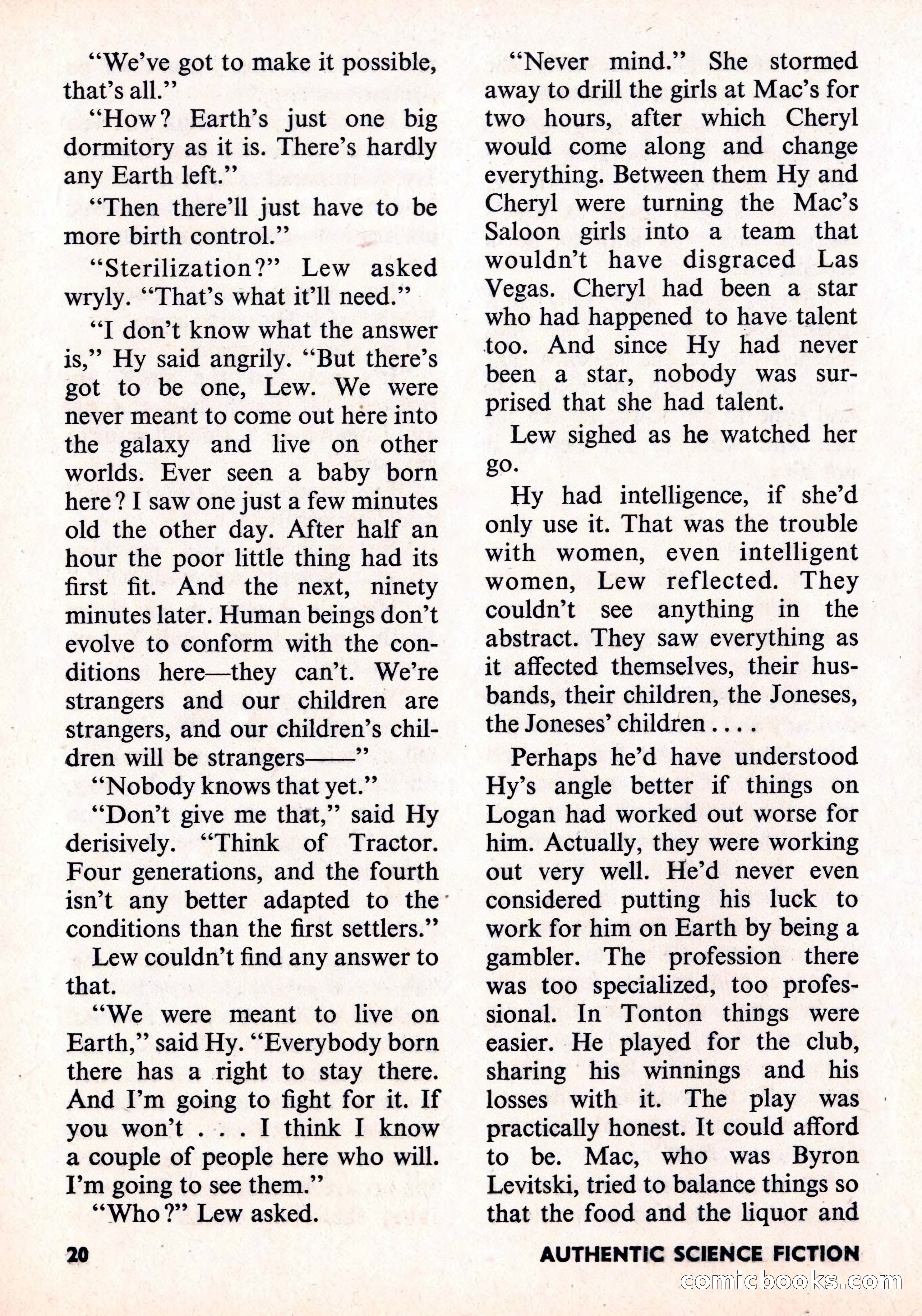 Authentic Science Fiction Monthly No. 83 — page 21 of 130