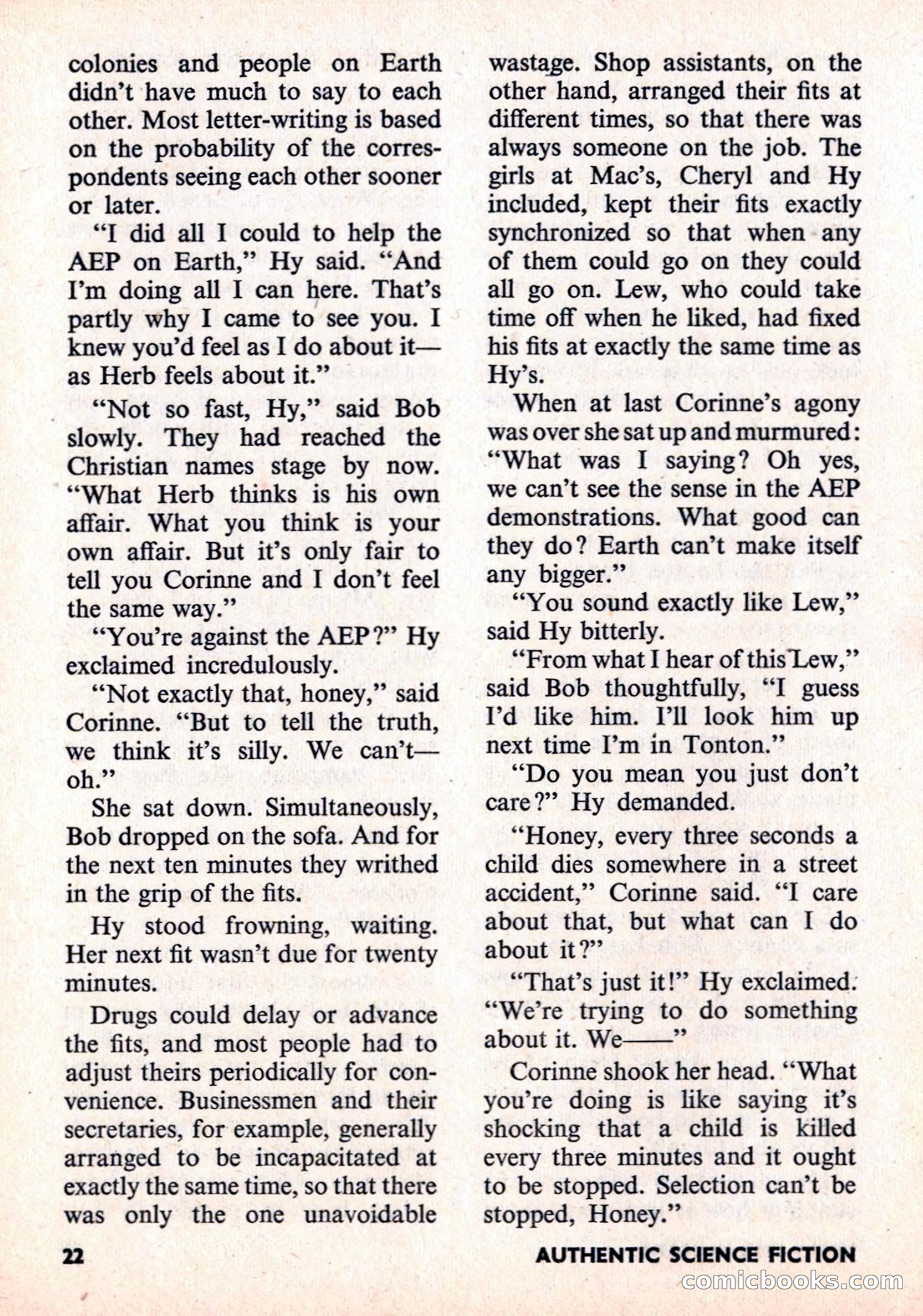 Authentic Science Fiction Monthly No. 83 — page 23 of 130